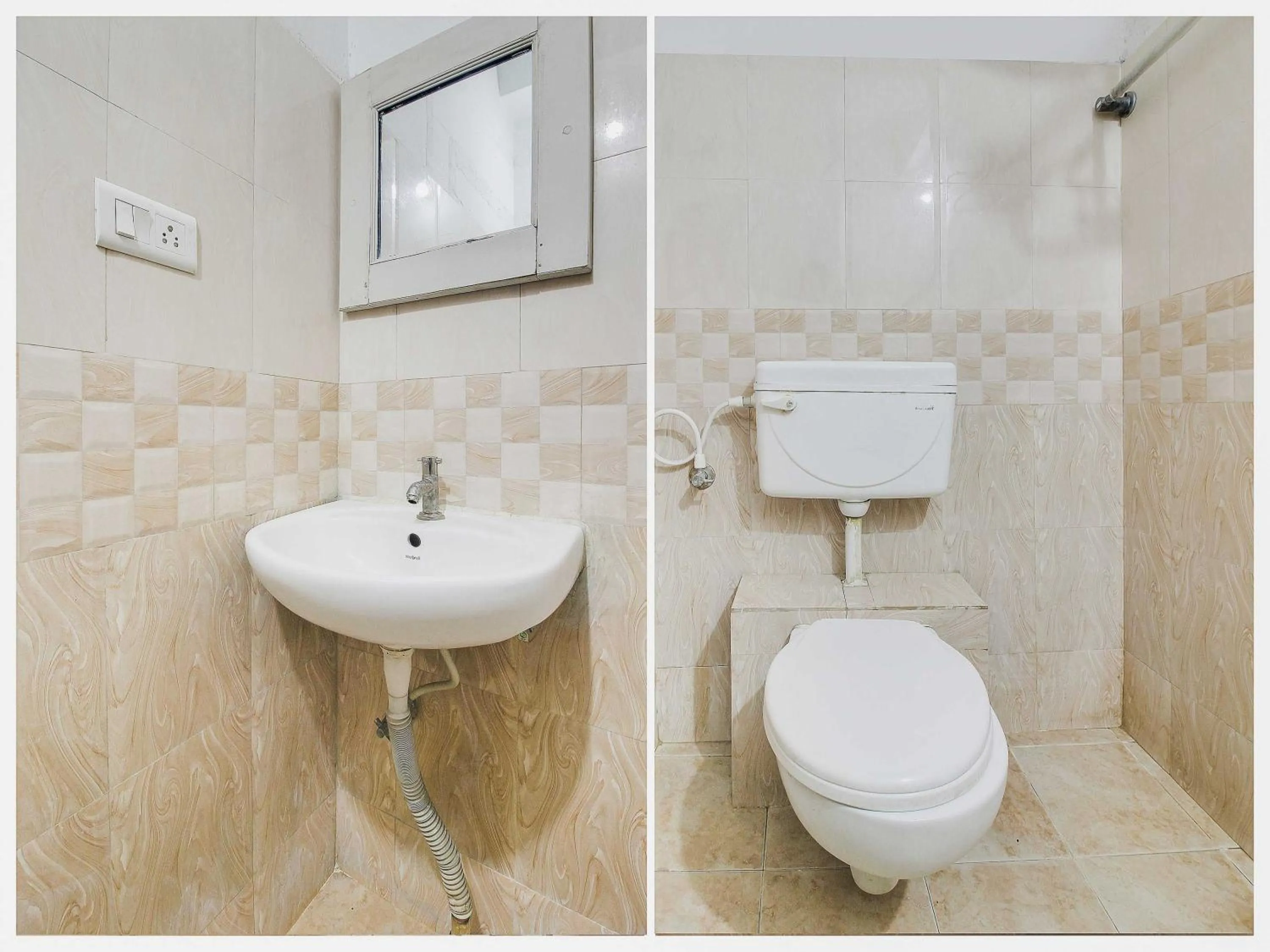 Bathroom in Hotel O Bharat Lodge