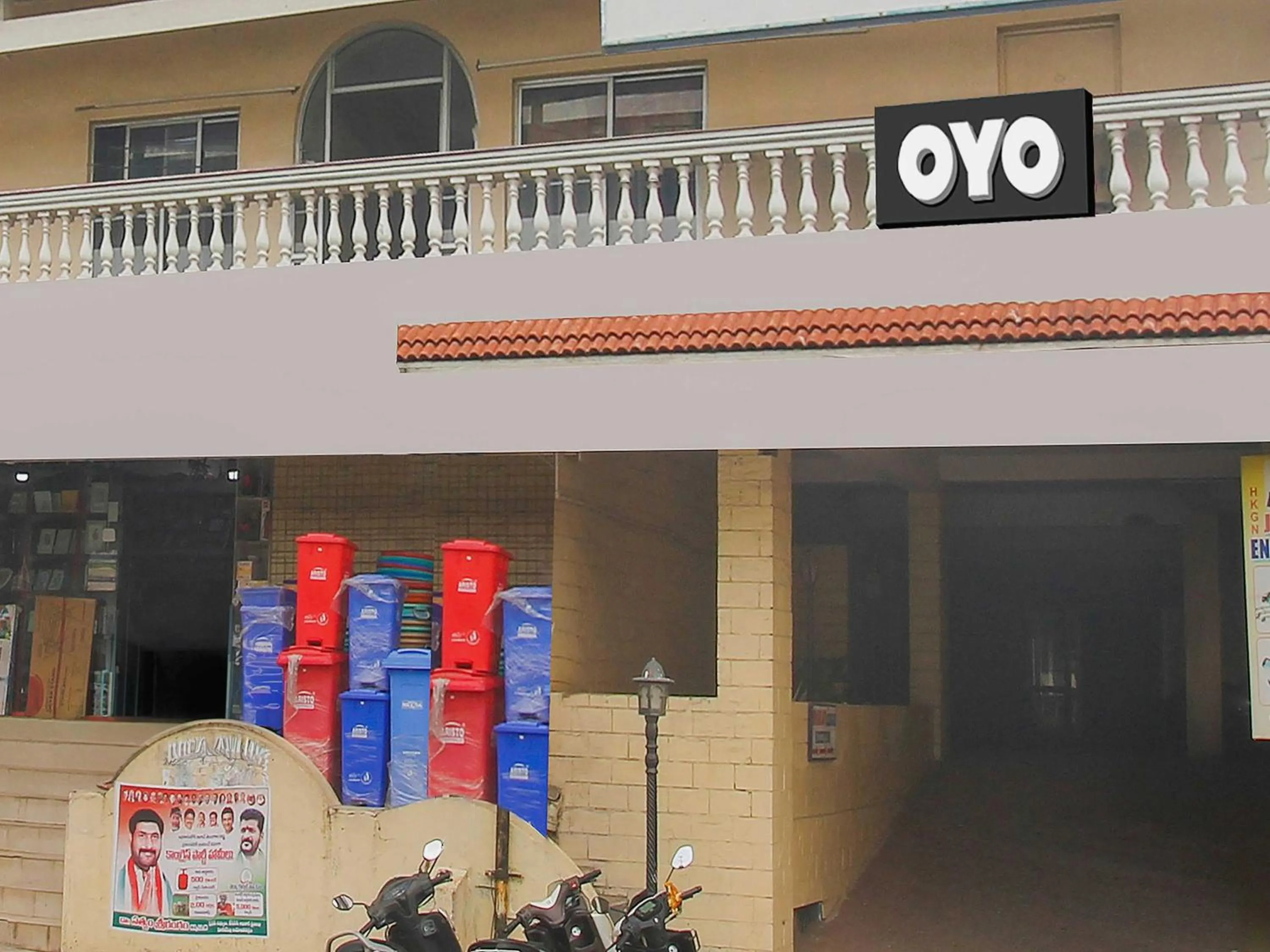 Facade/entrance in Hotel O Bharat Lodge