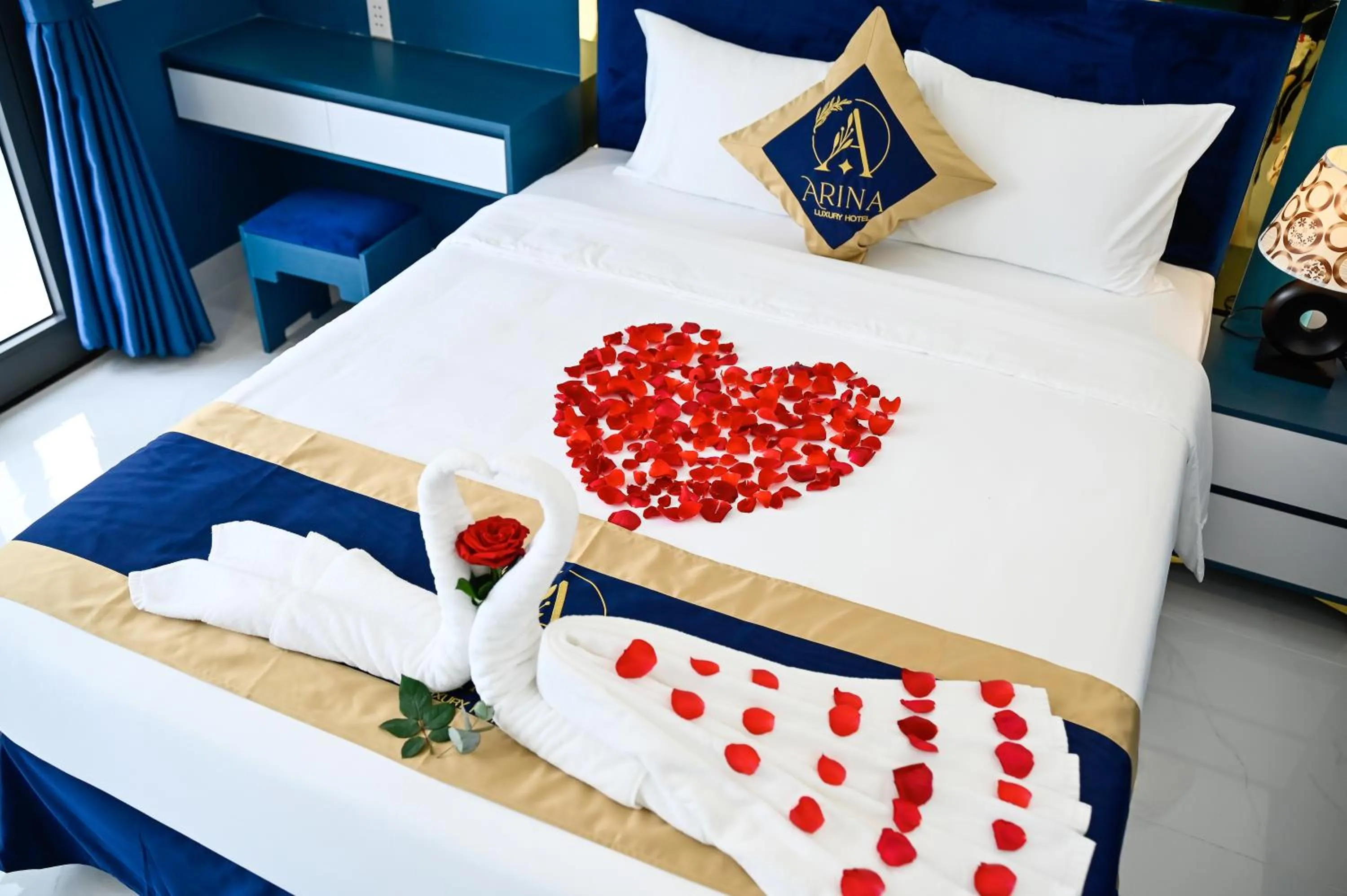 Photo of the whole room, Bed in Arina Luxury Hotel - Vincom Tay Ninh