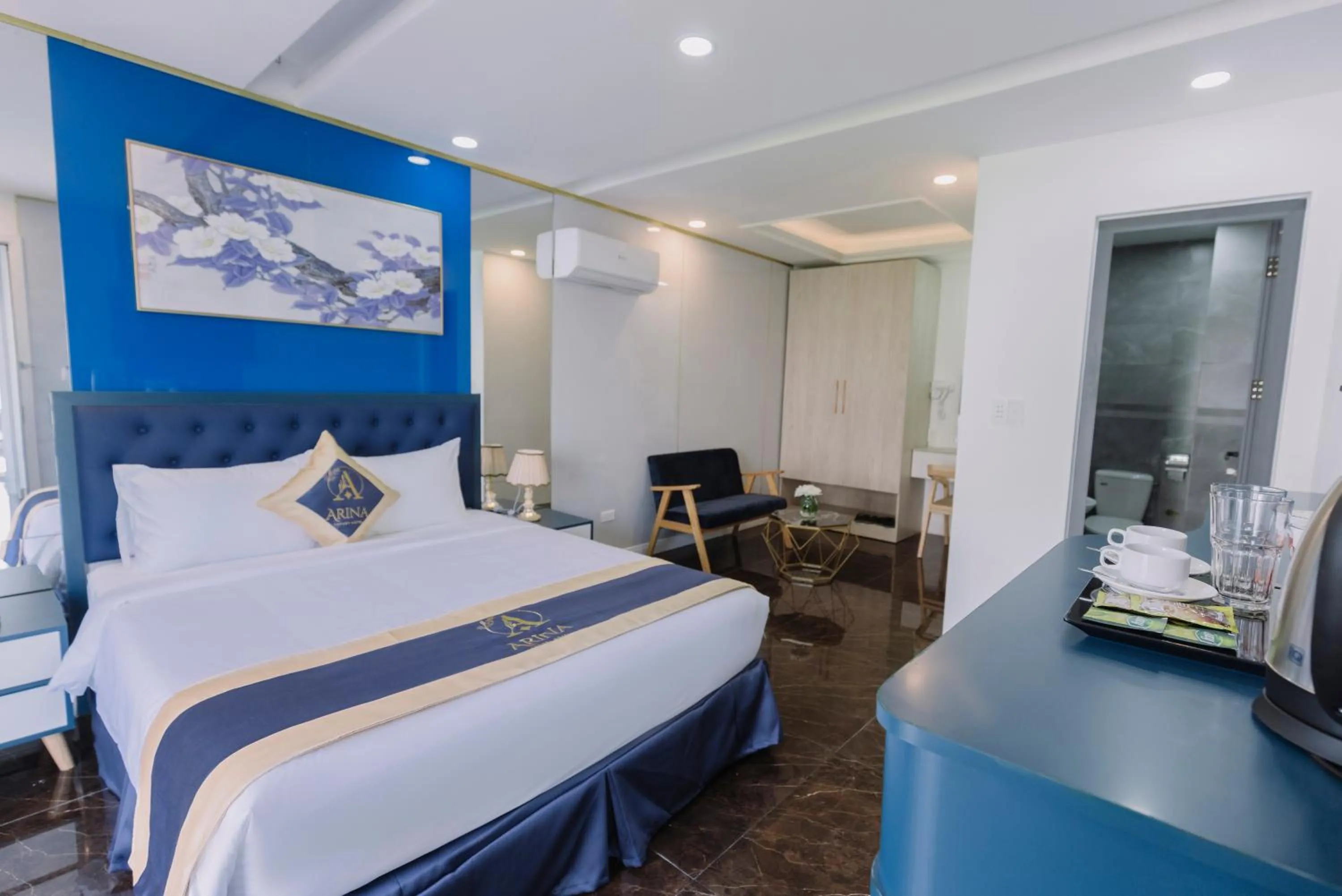 Photo of the whole room, Bed in Arina Luxury Hotel - Vincom Tay Ninh