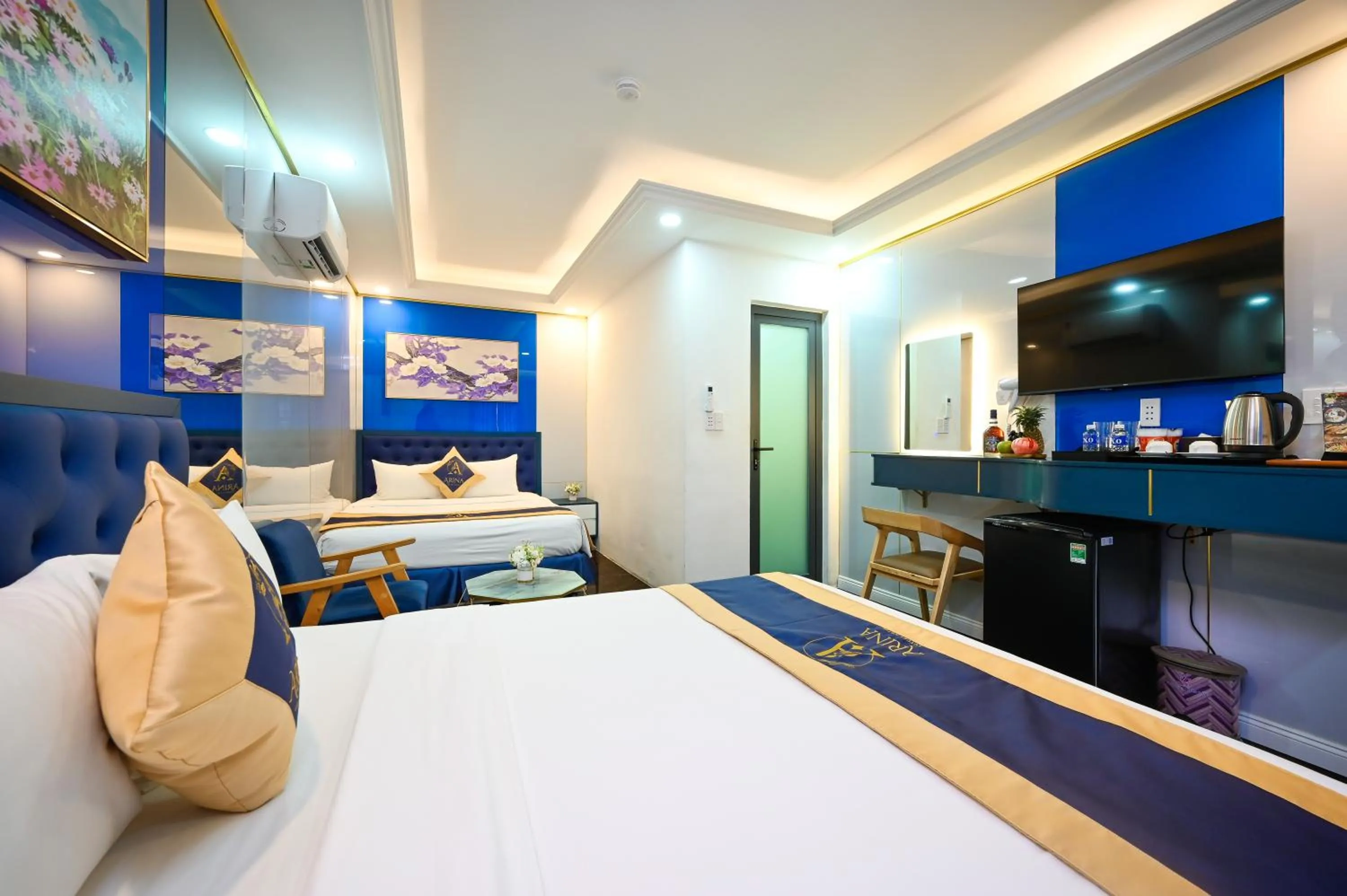Living room, Bed in Arina Luxury Hotel - Vincom Tay Ninh
