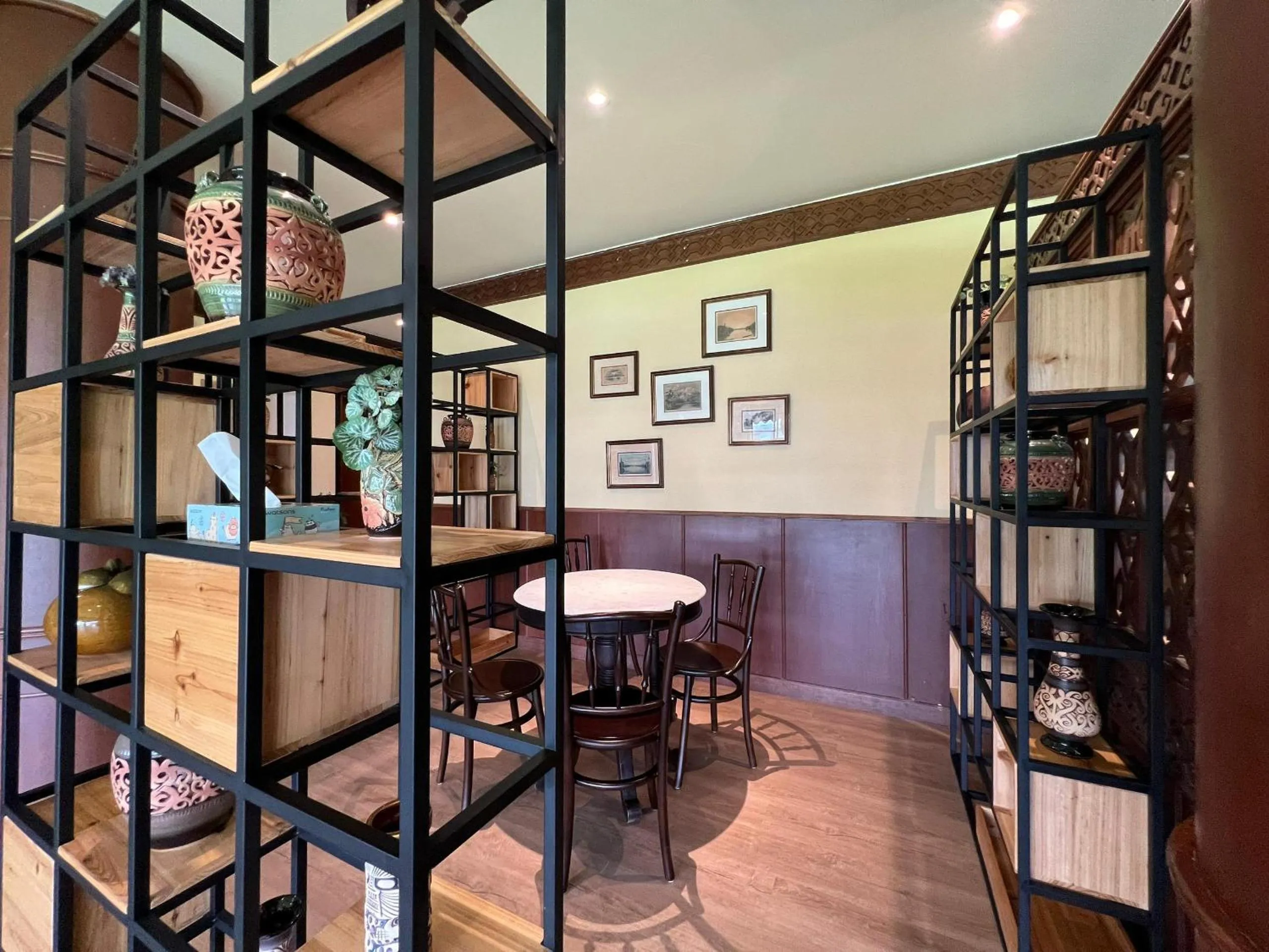 Dining area in The Borneo Hotel