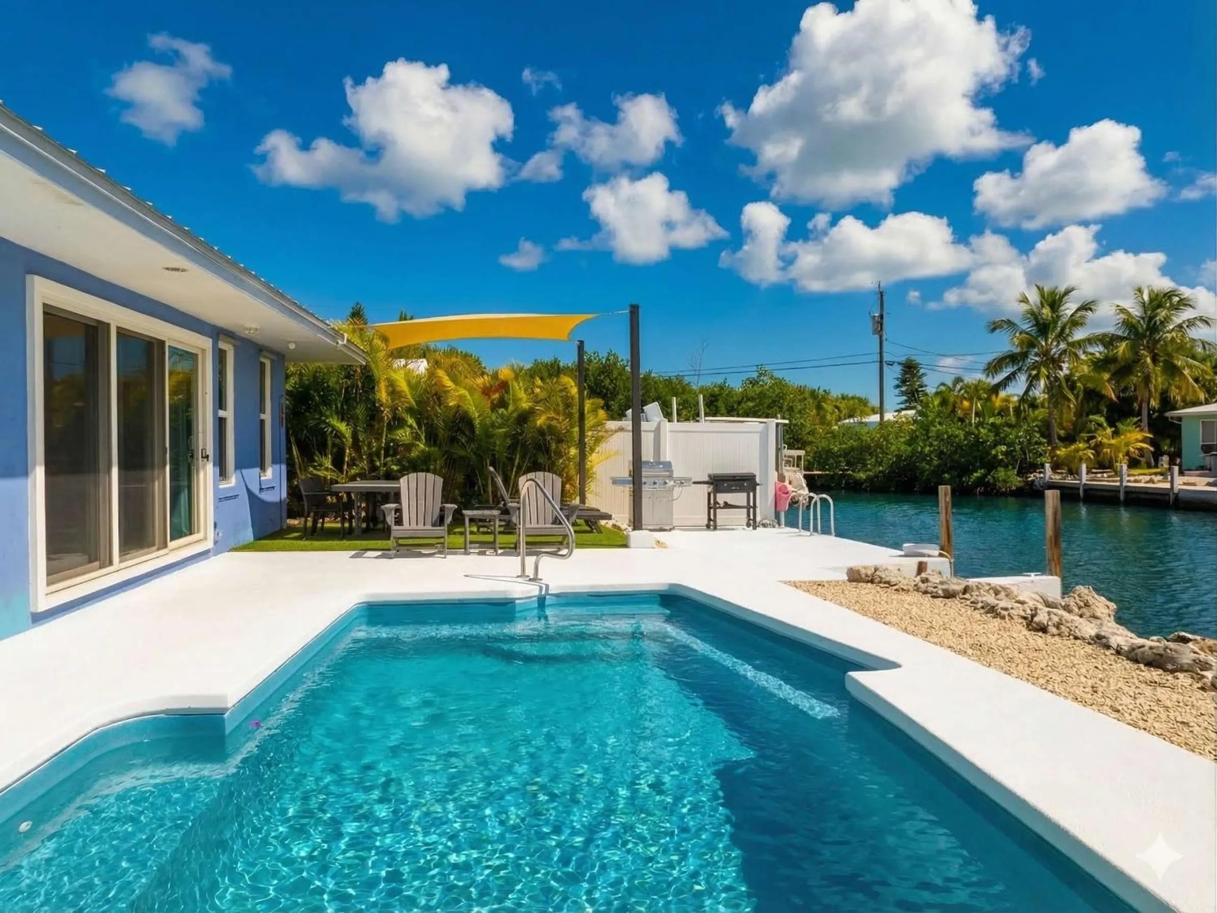 4BR Sombrero Beach House on Canal w Dock & Pool