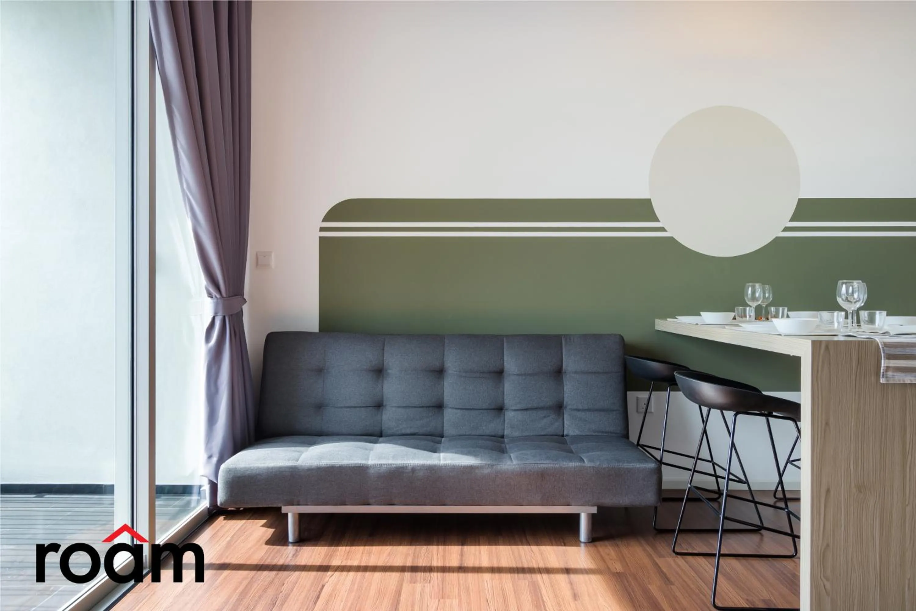 Living room in UNA Residences, Sunway KL