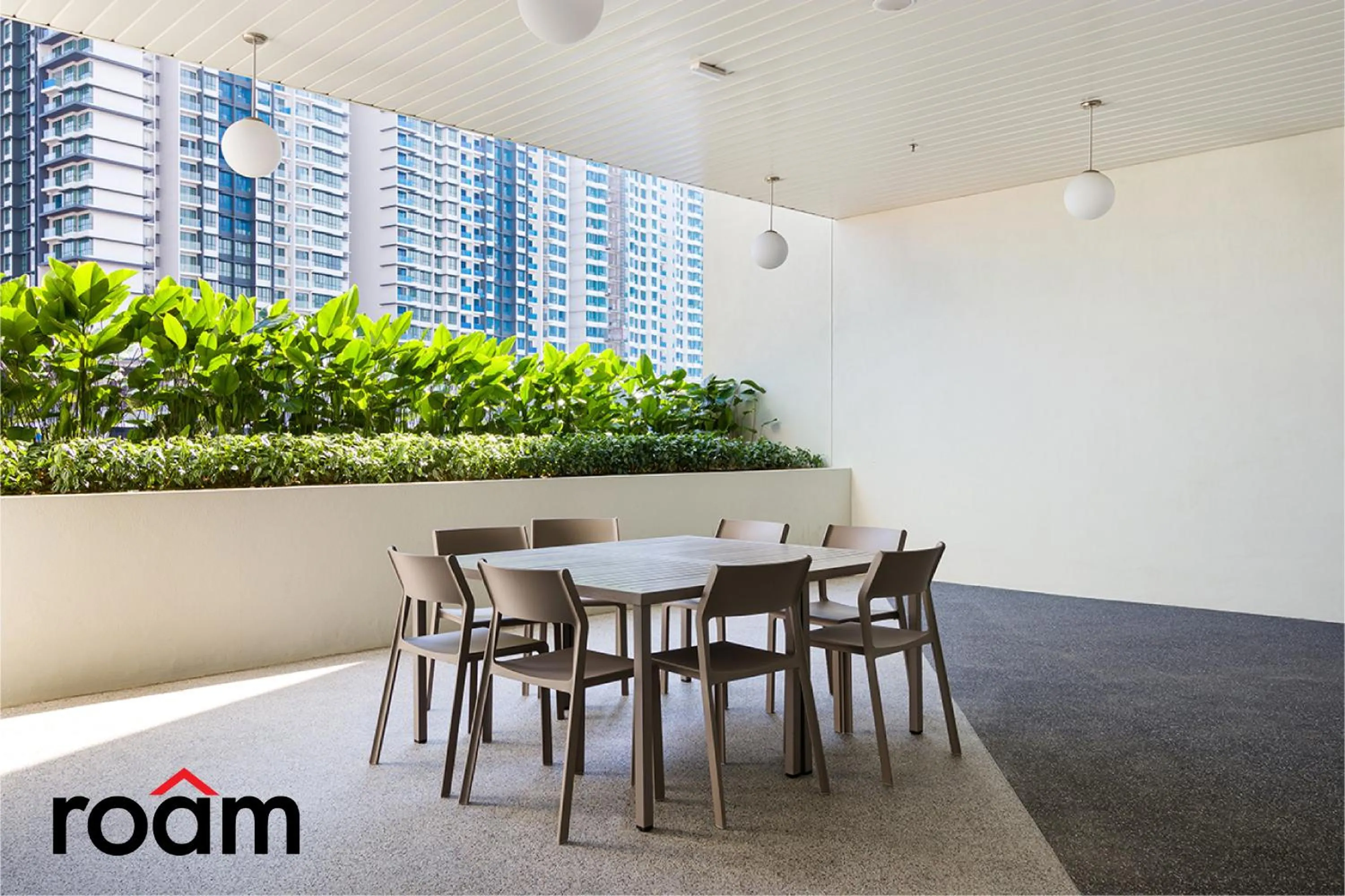 Seating area in UNA Residences, Sunway KL