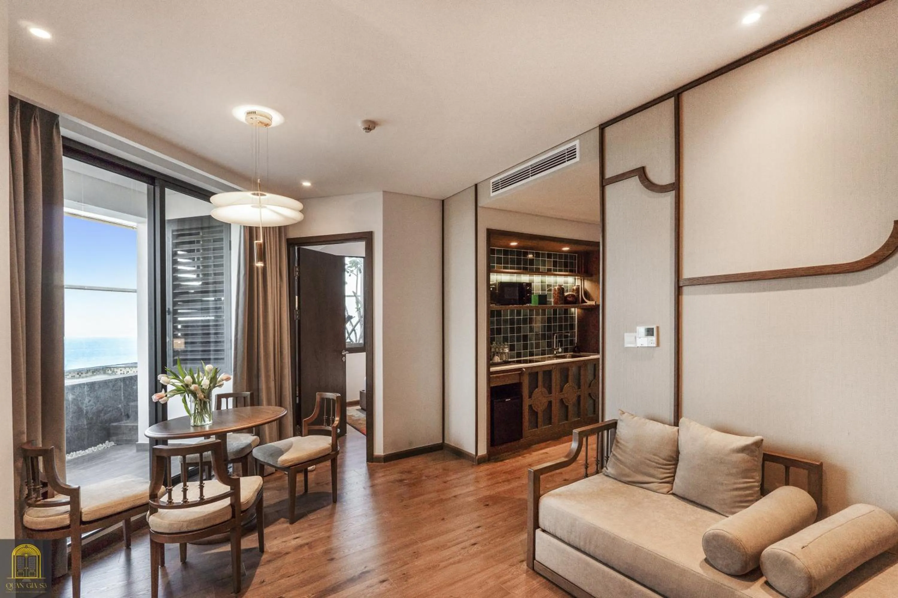 Living room in Mandala Pearl Azure Retreat