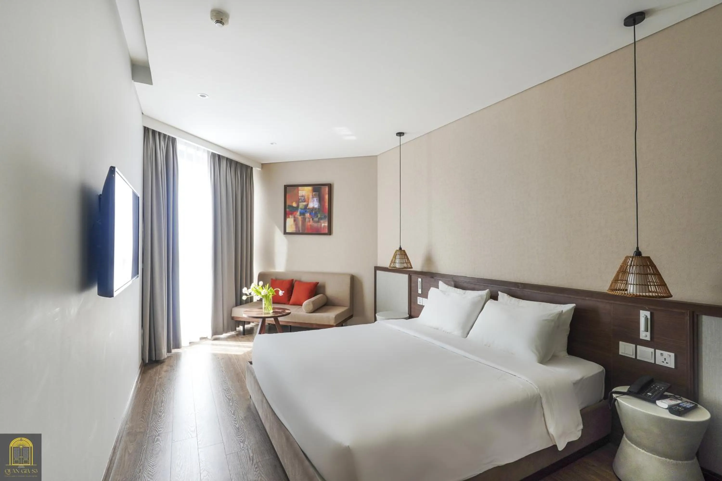 Bed in Mandala Pearl Azure Retreat