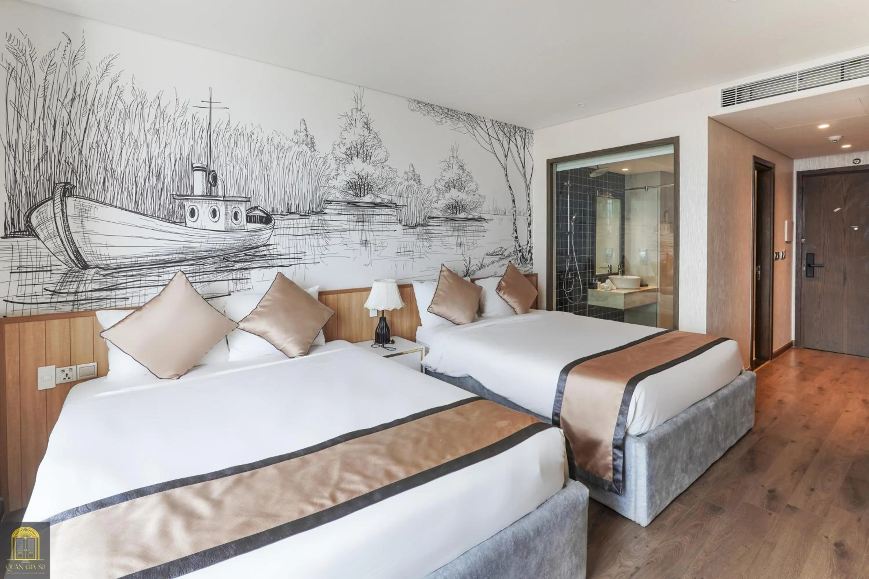 Bed in Mandala Pearl Azure Retreat