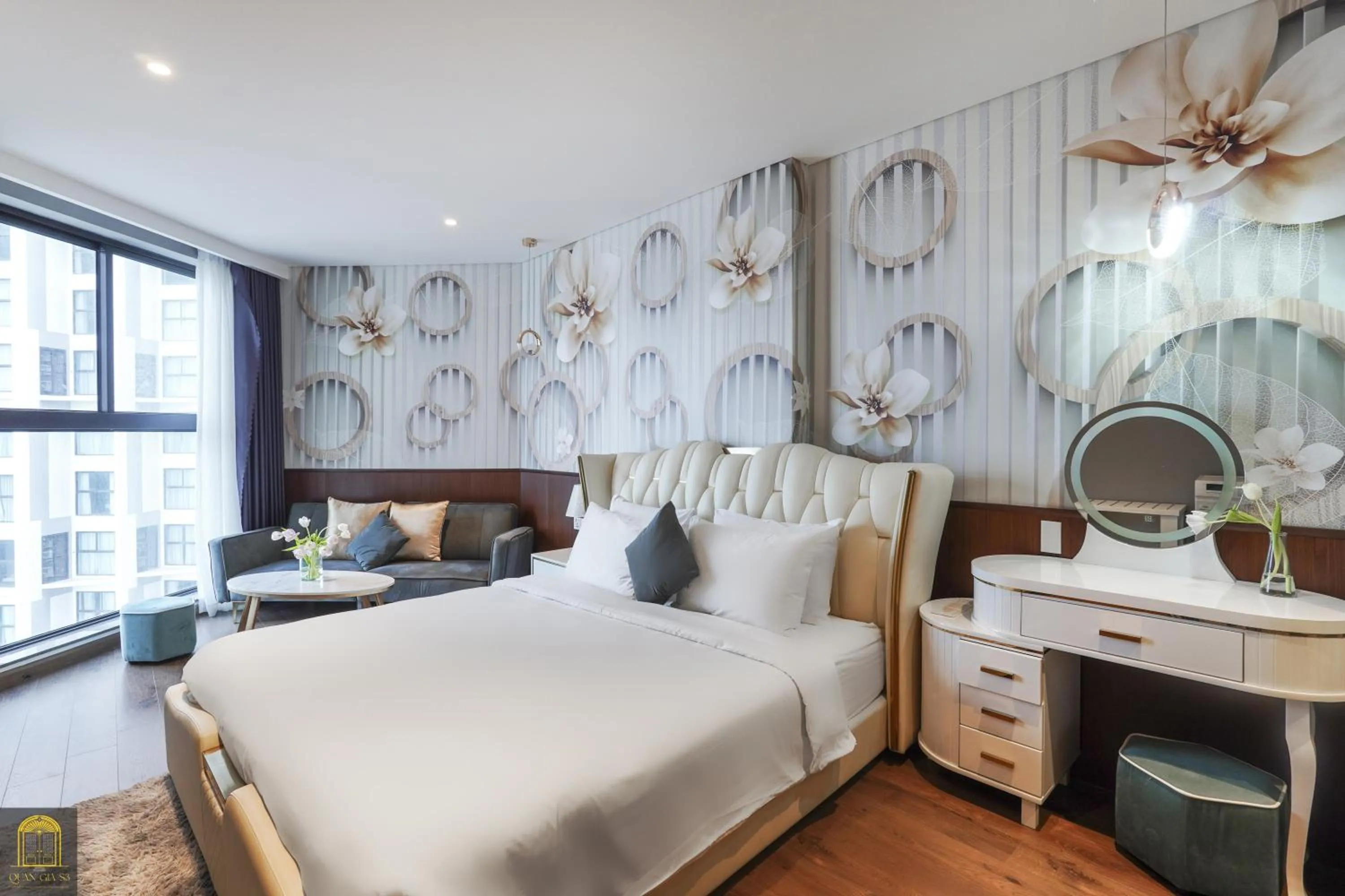 Bed in Mandala Pearl Azure Retreat