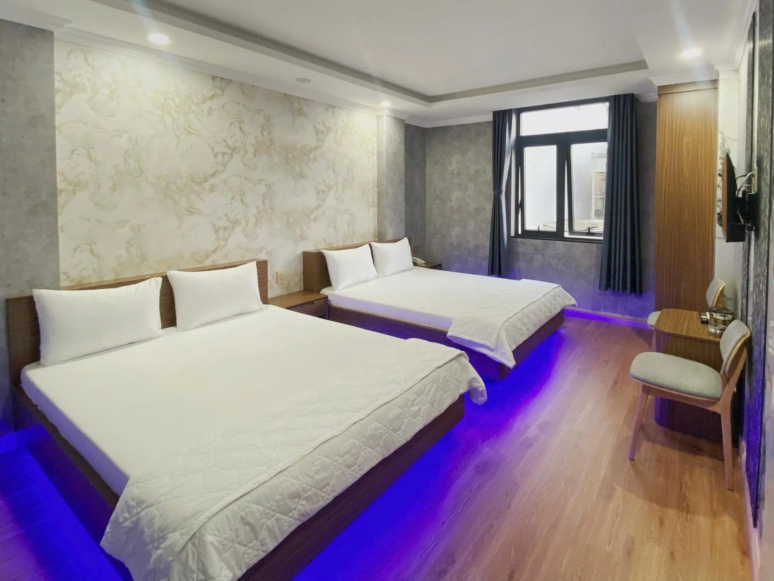 Bed in Thanh Binh Premium Hotel