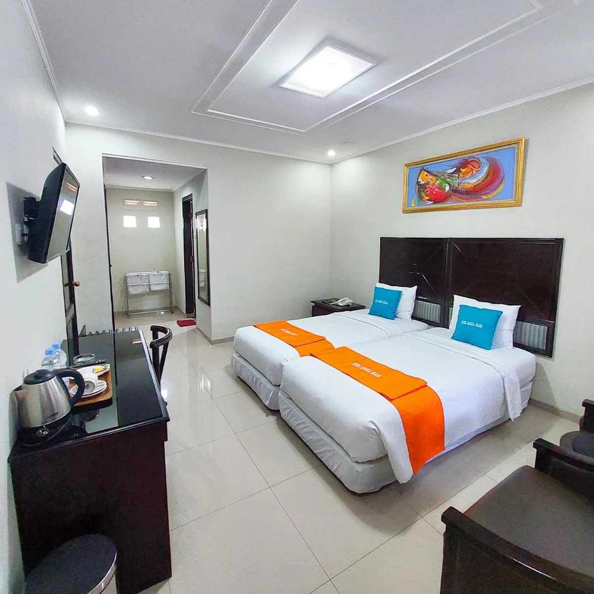 Bed in Sangga Buana Resort & Convention Hotel
