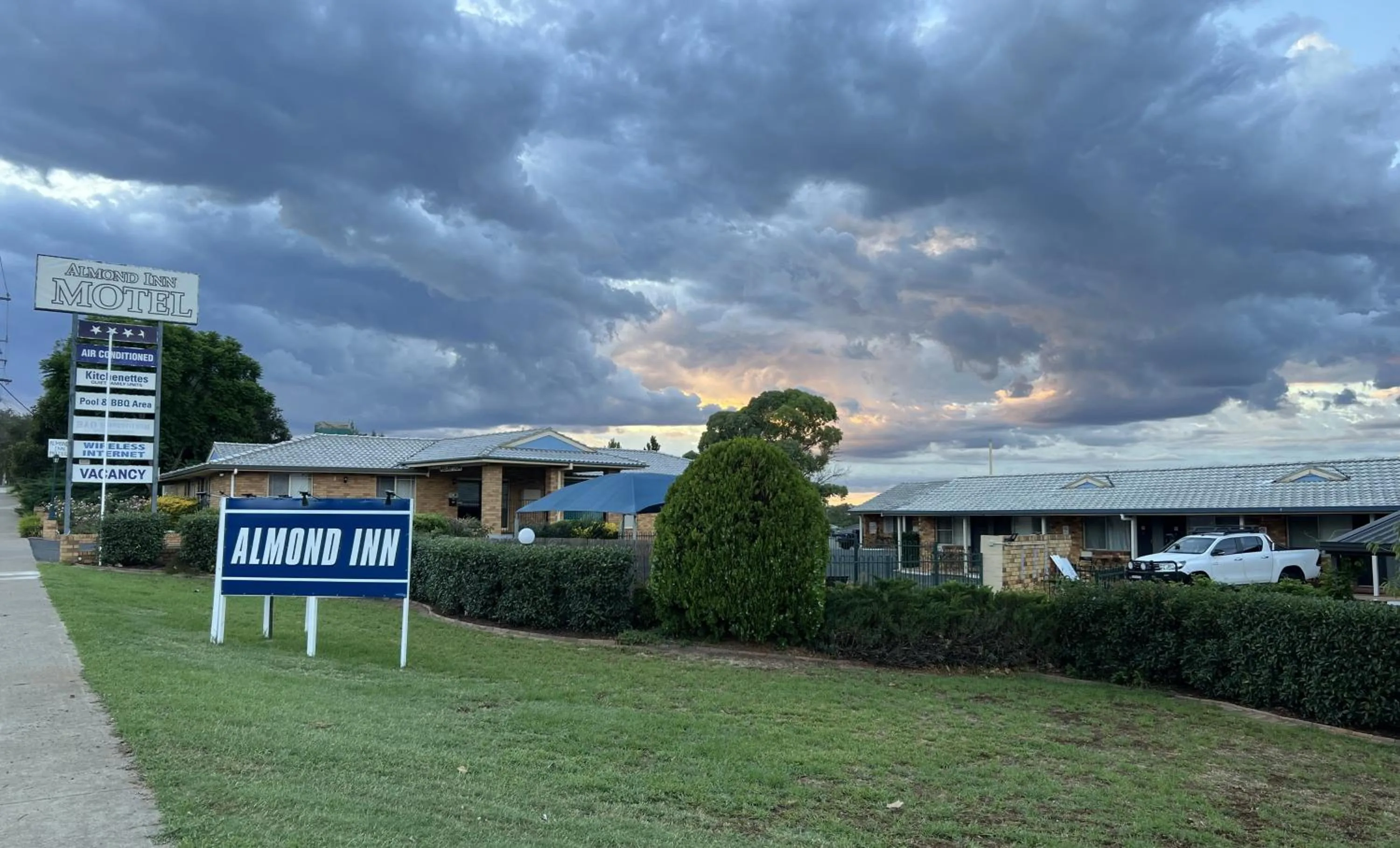 Property building in Almond Inn Motel