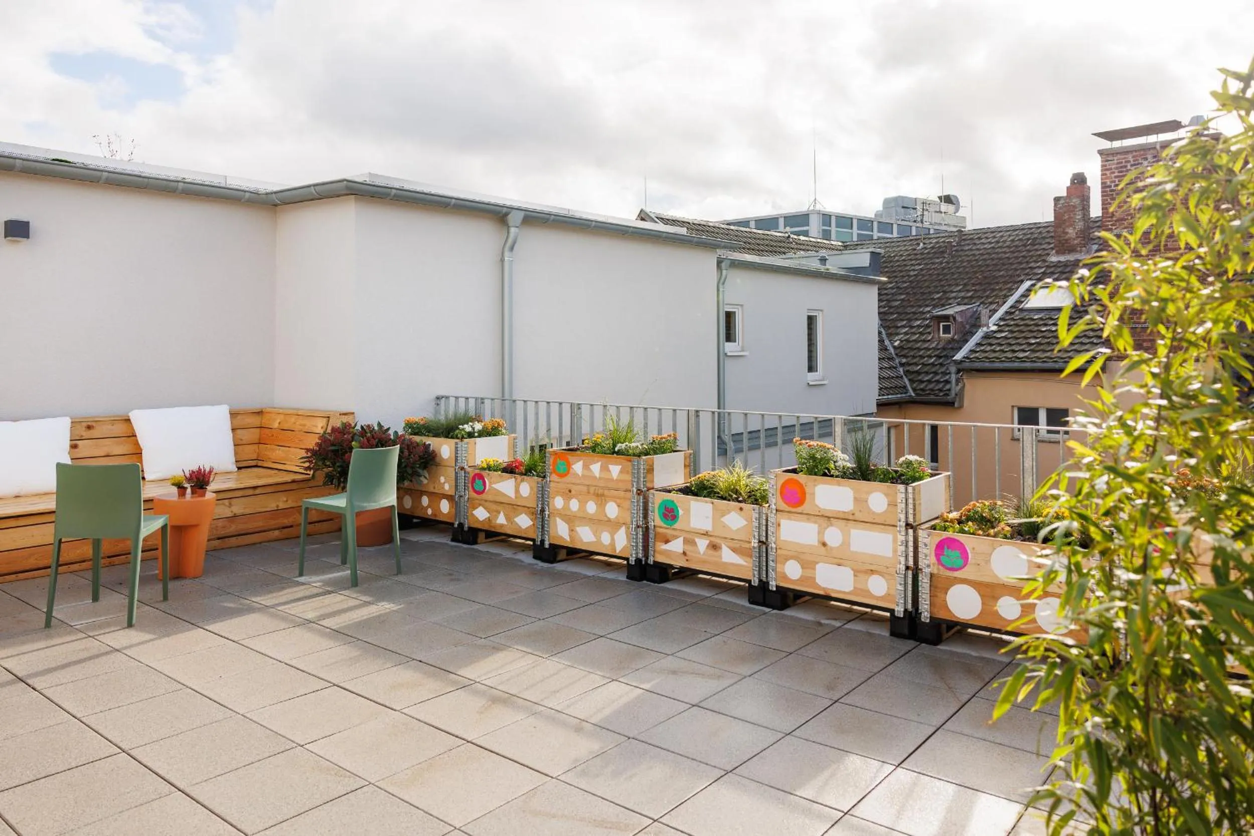 Patio in POHA House Büchel