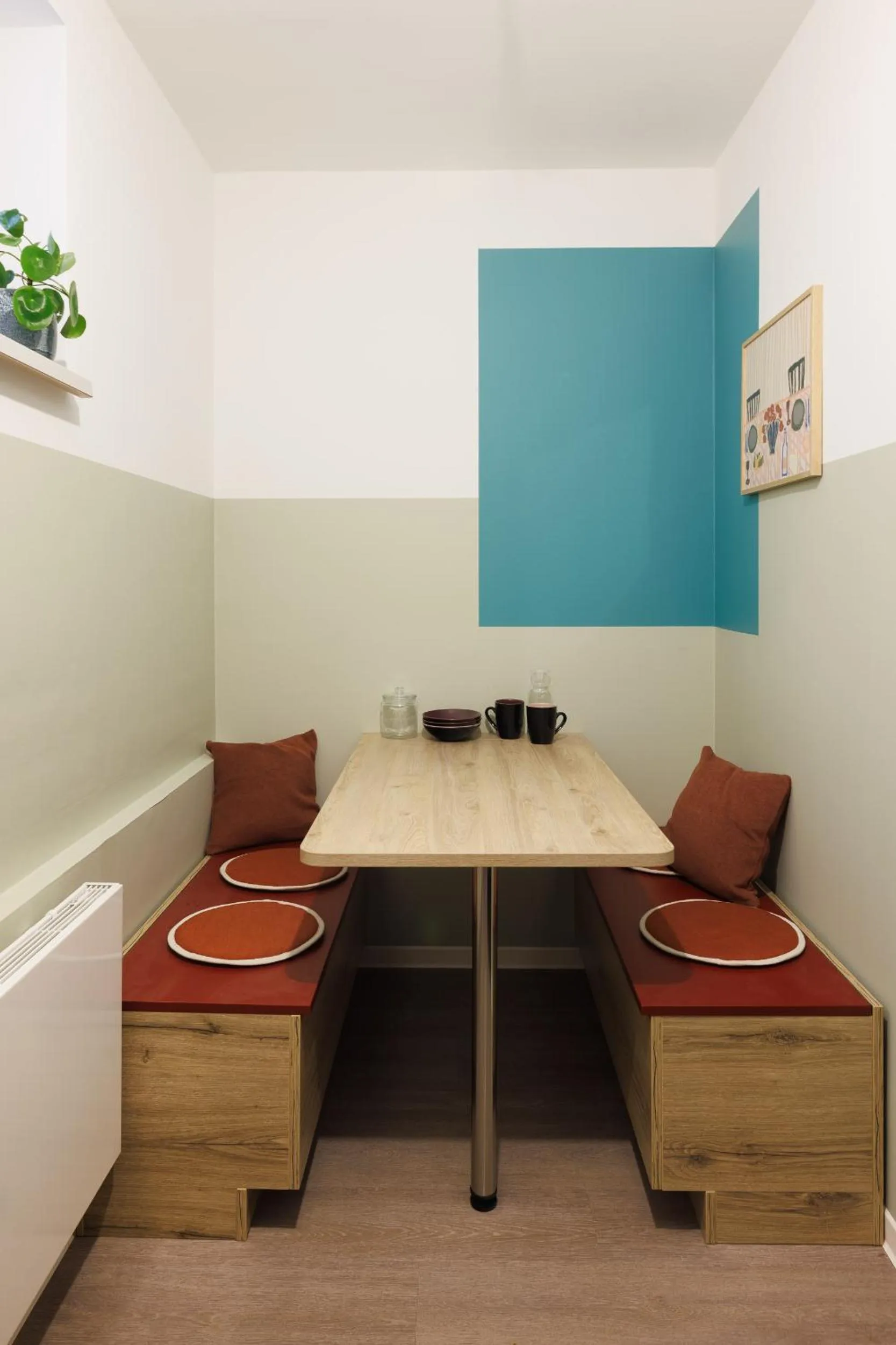 Communal kitchen in POHA House Büchel