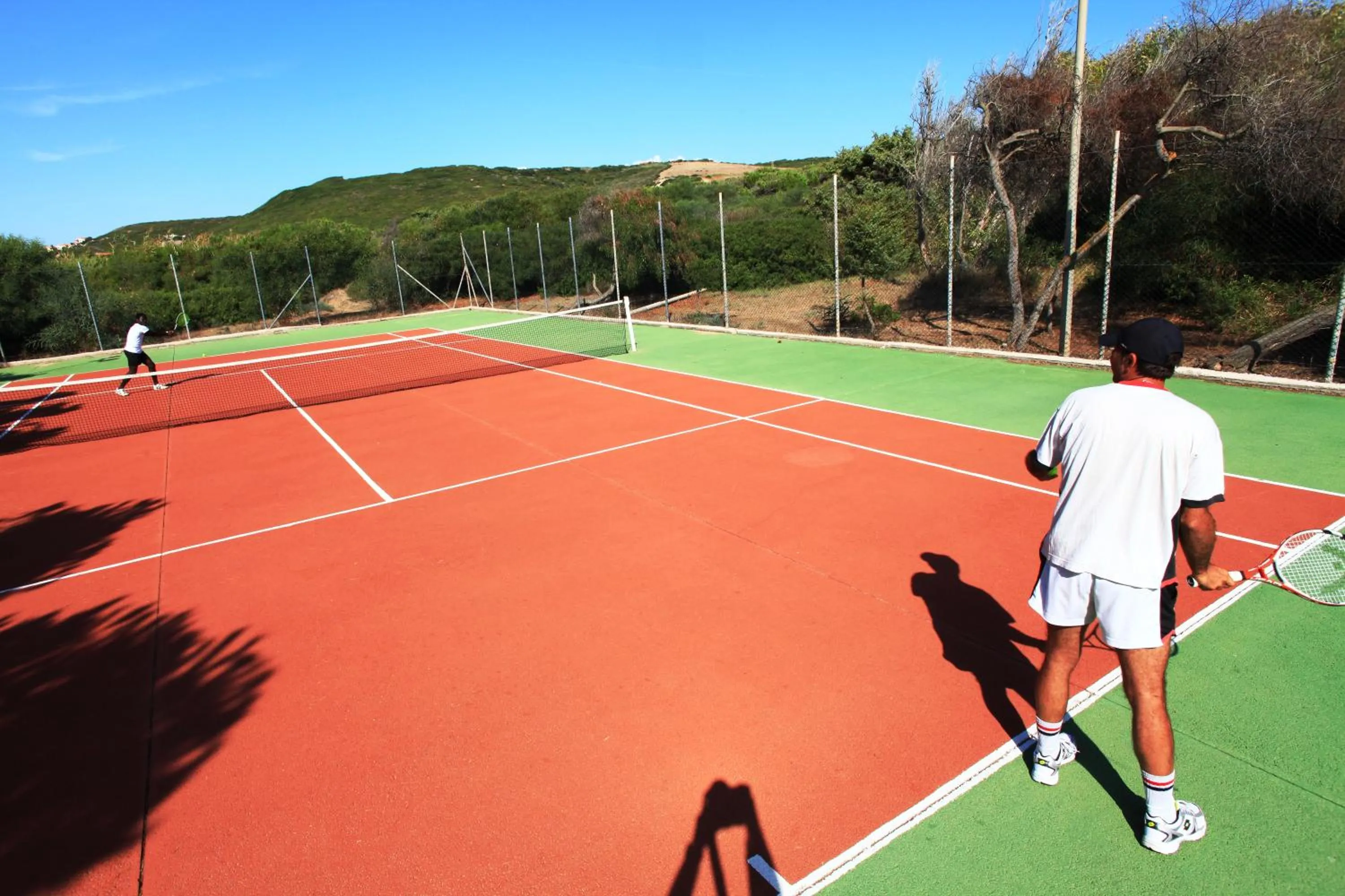 Tennis court in Camping Bella Sardinia