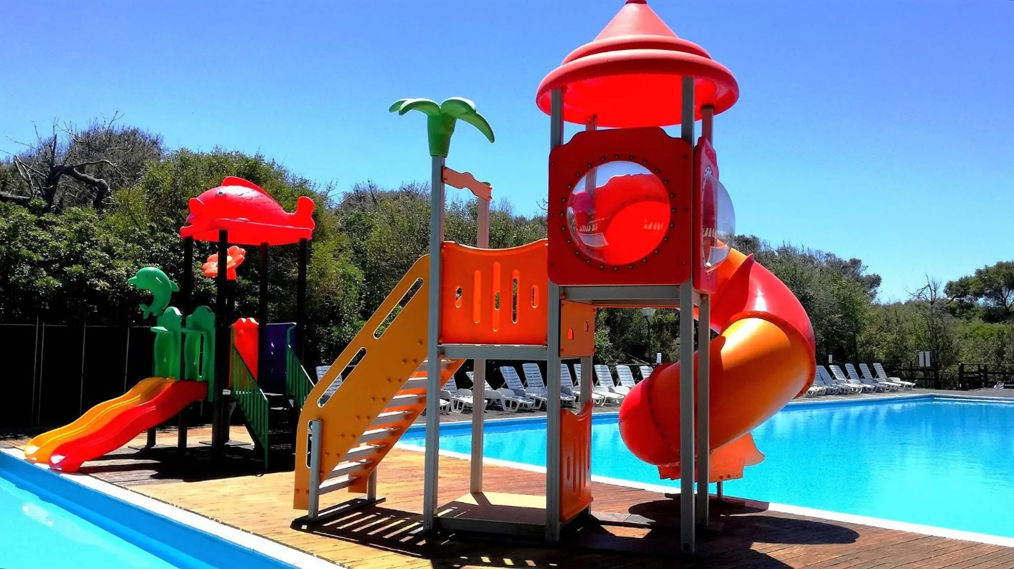 Children play ground in Camping Bella Sardinia