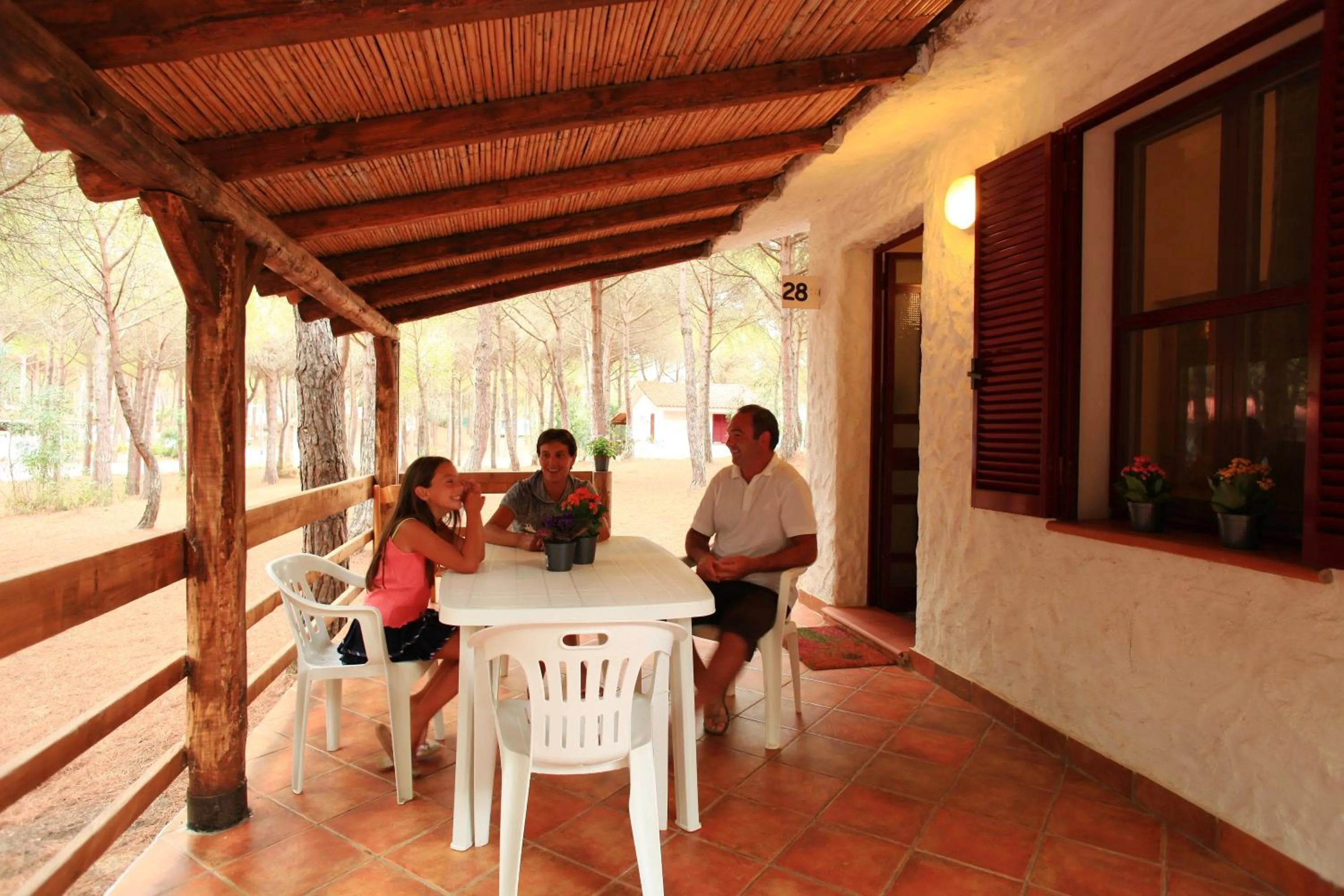 Balcony/Terrace in Camping Bella Sardinia