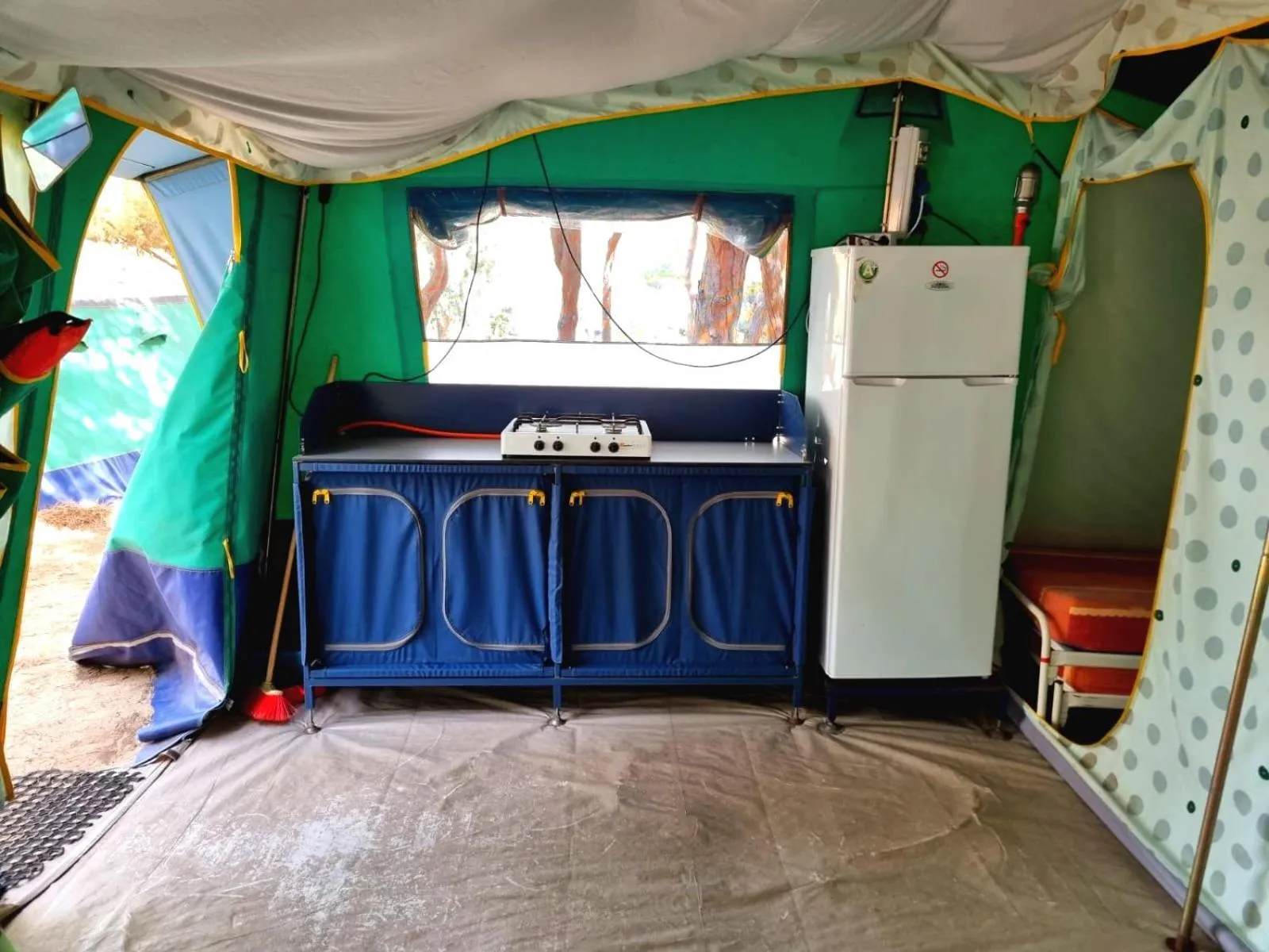 Kitchen or kitchenette in Camping Bella Sardinia