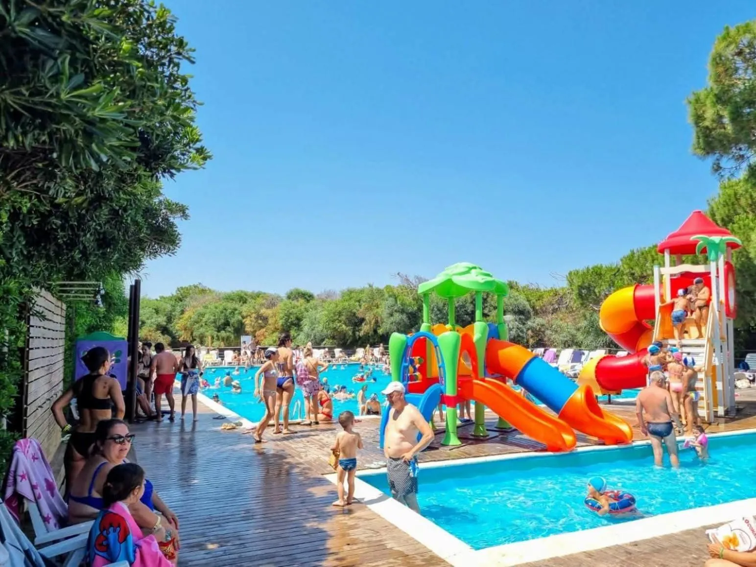 Children play ground in Camping Bella Sardinia