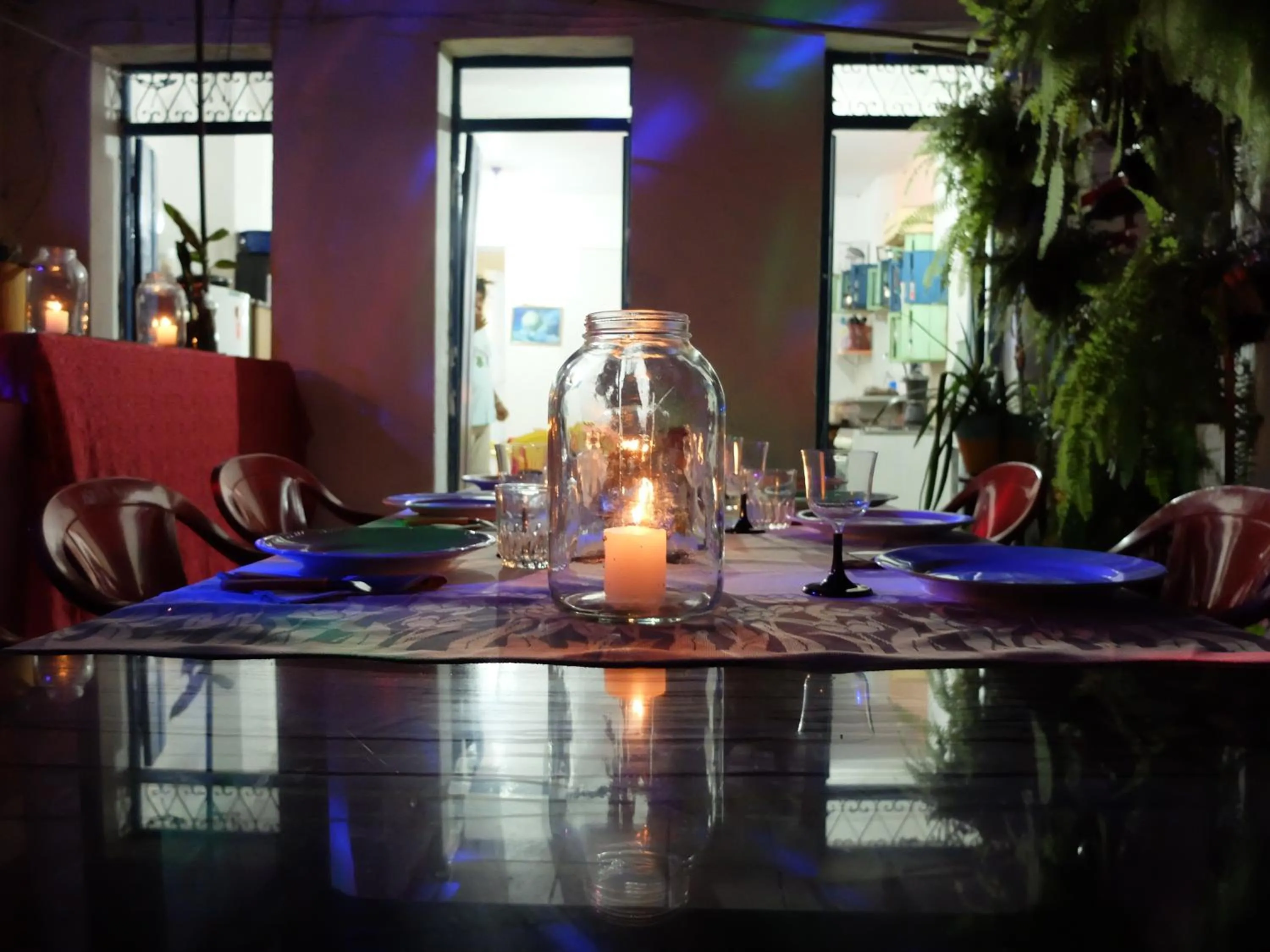 Patio in Hostel Torre Bahia