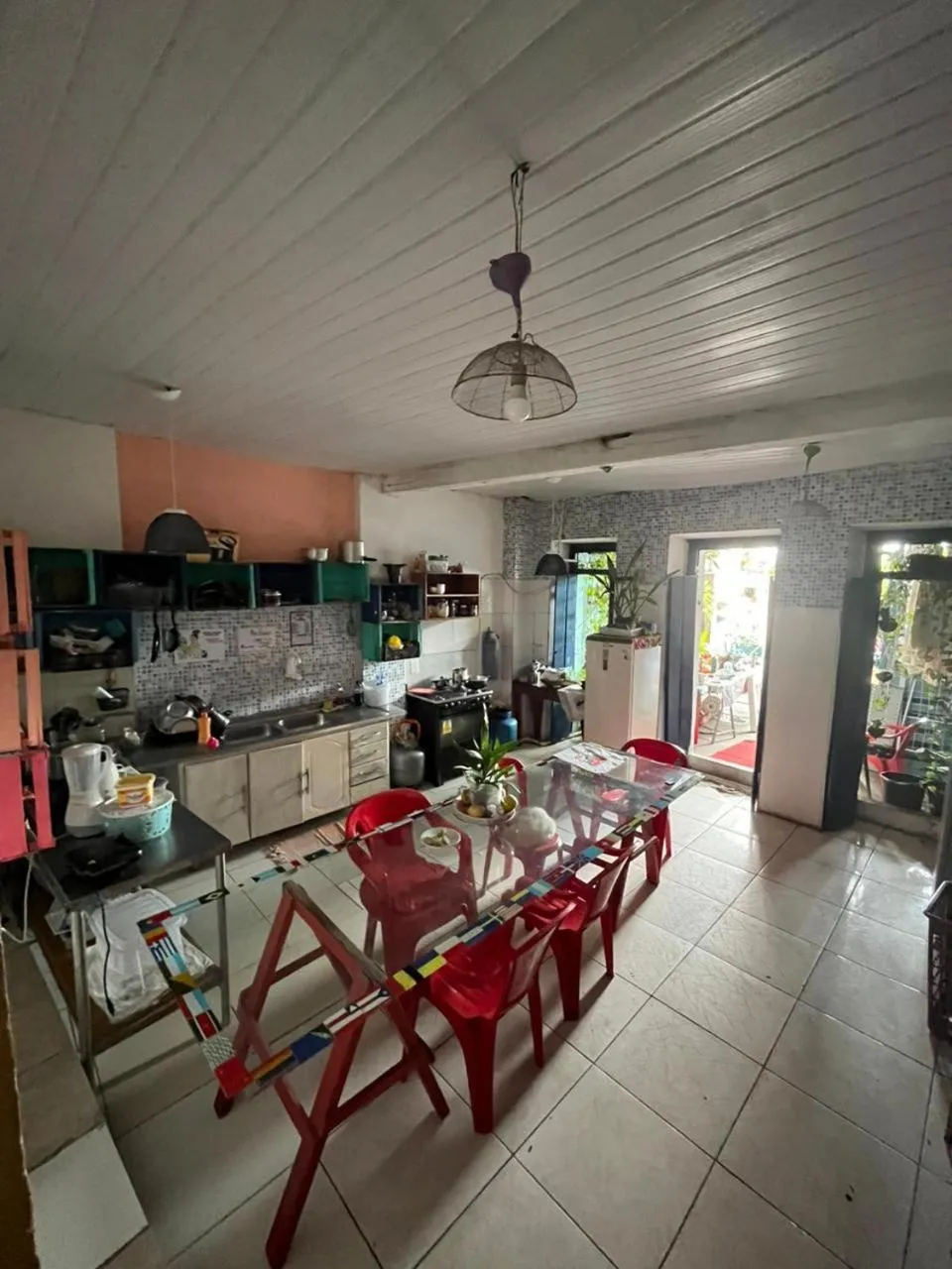 Kitchen or kitchenette in Hostel Torre Bahia