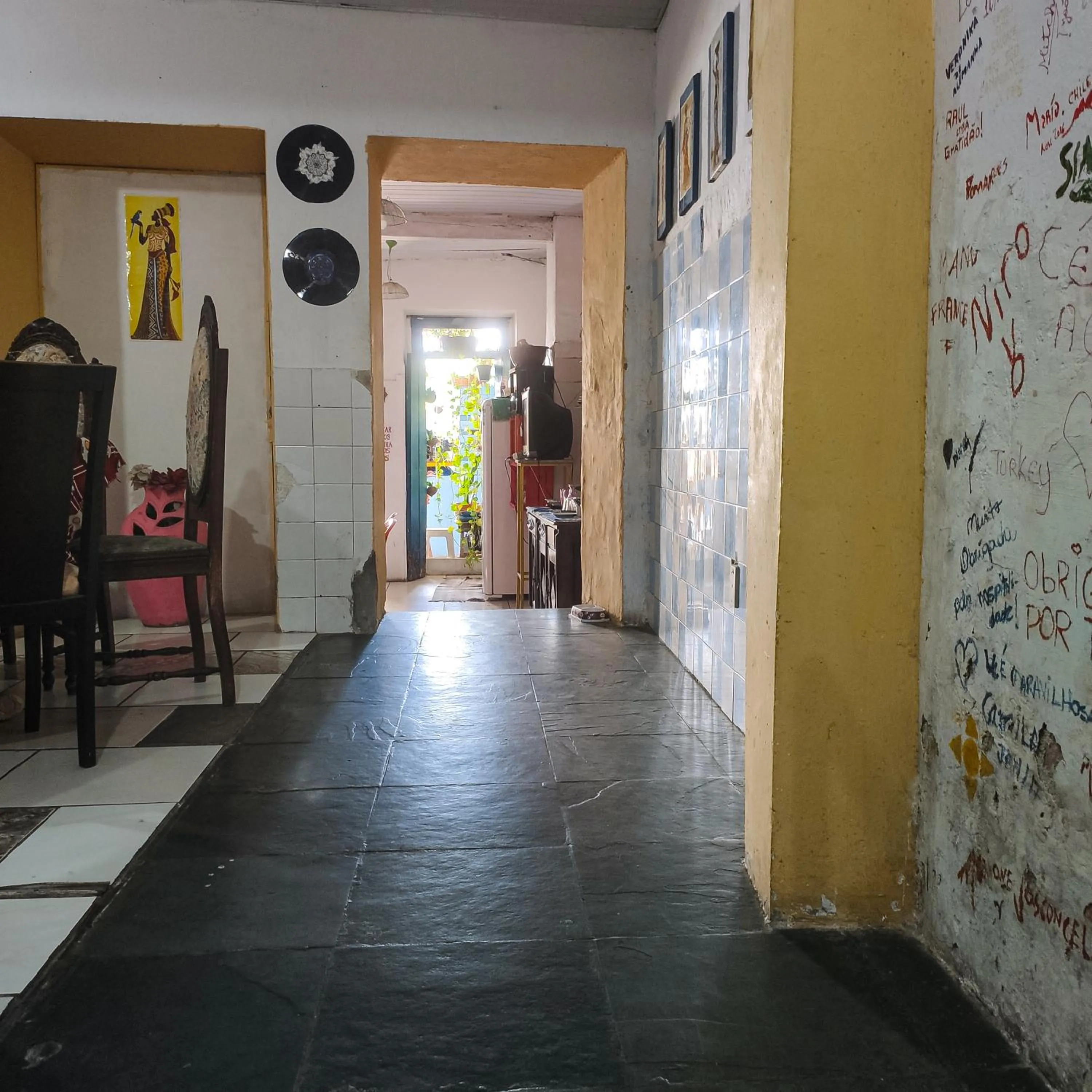 Living room in Hostel Torre Bahia