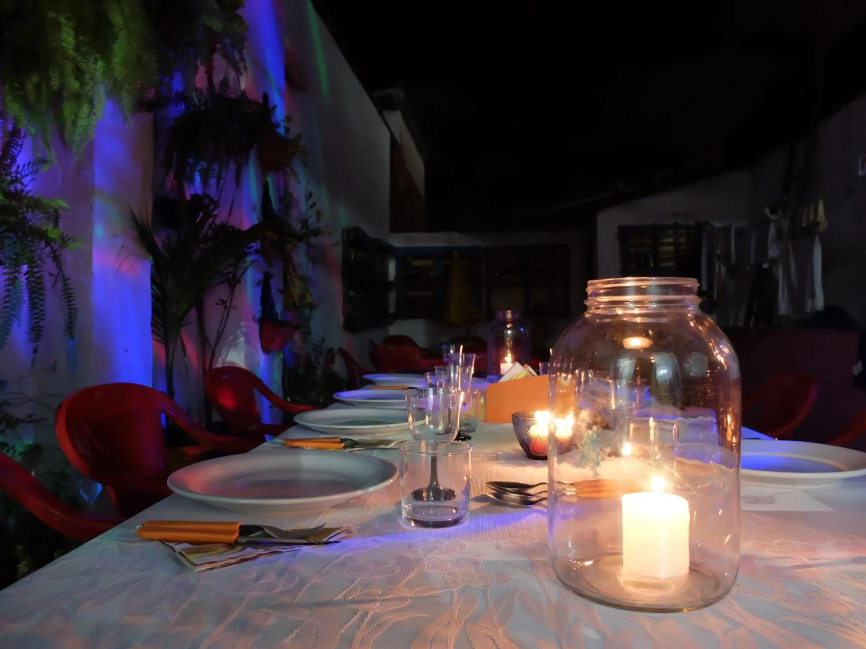 Patio in Hostel Torre Bahia
