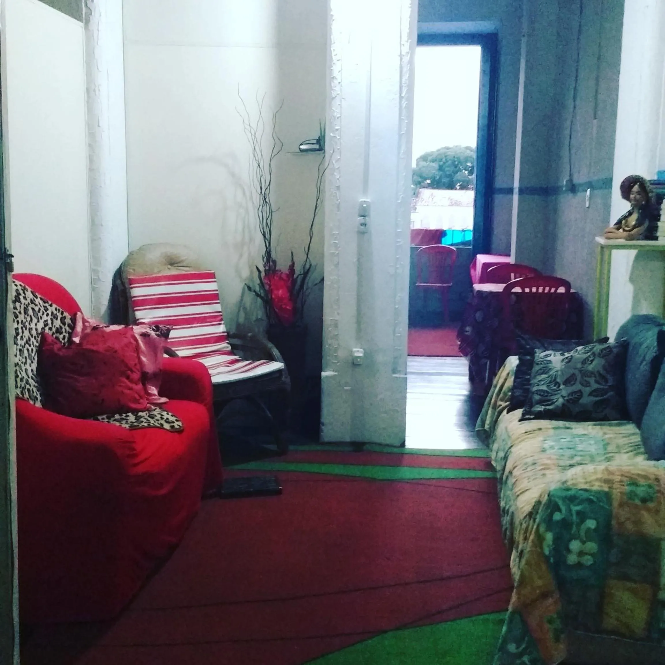 Seating area in Hostel Torre Bahia