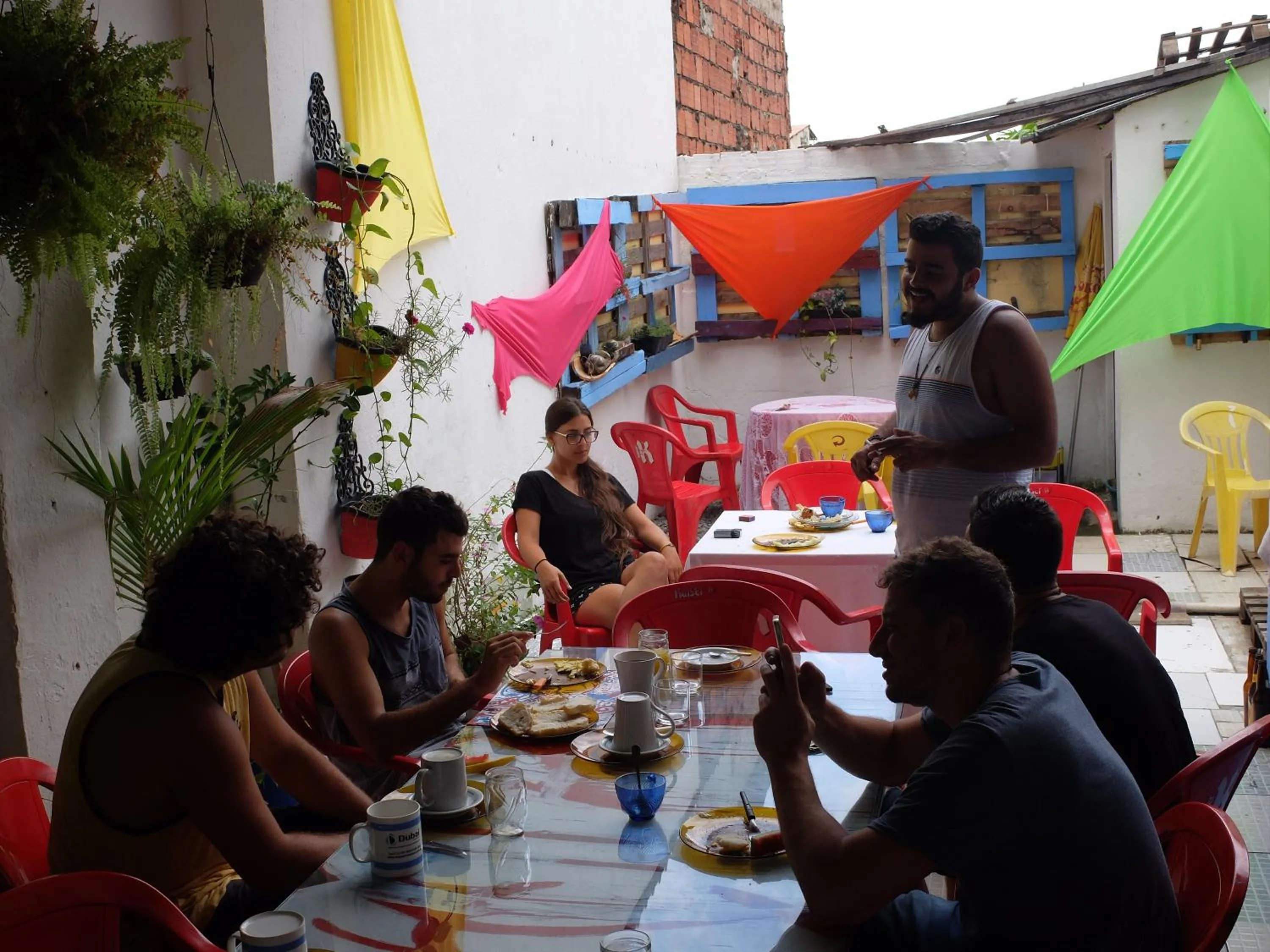 Balcony/Terrace in Hostel Torre Bahia
