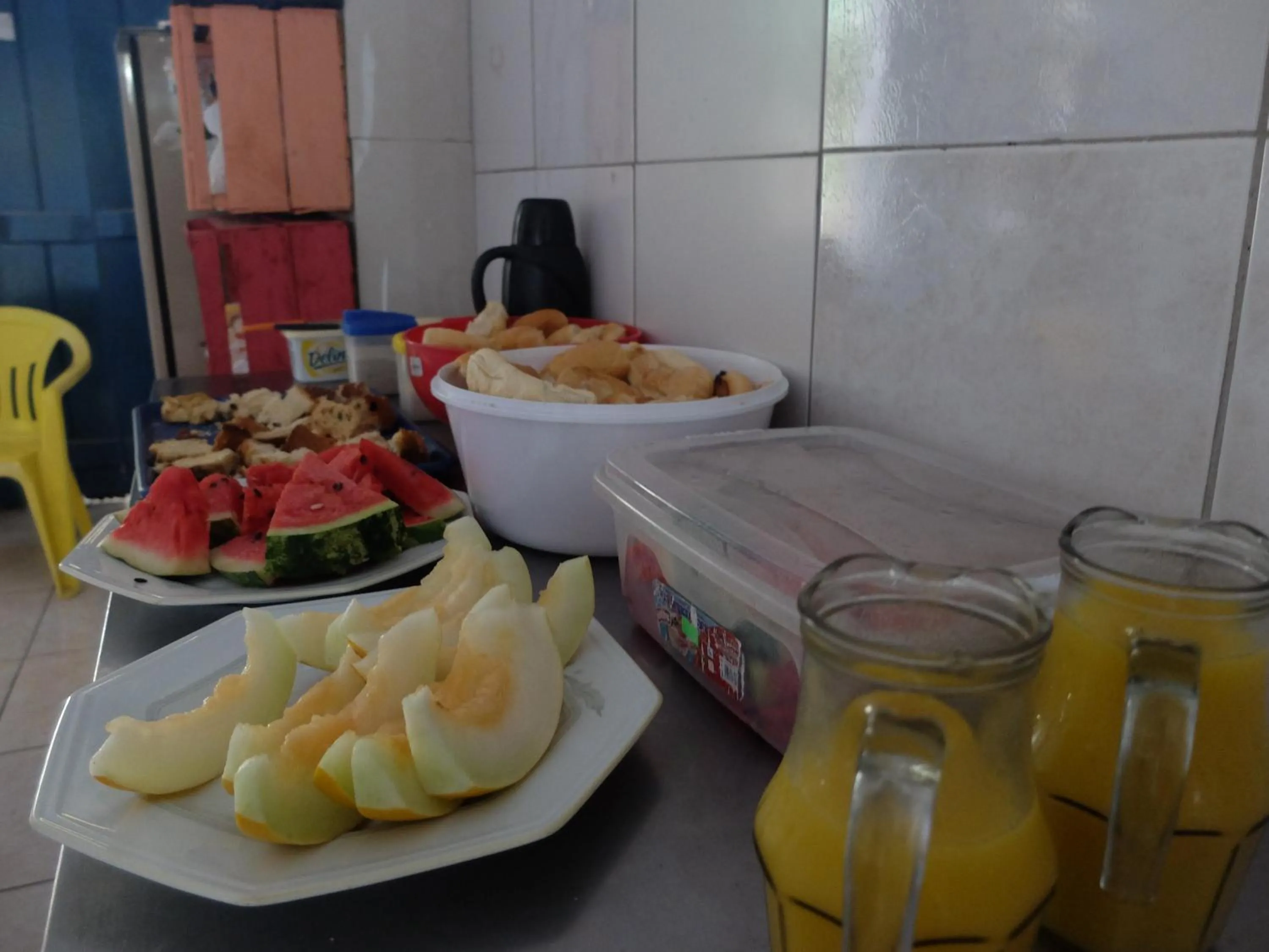 Food close-up in Hostel Torre Bahia