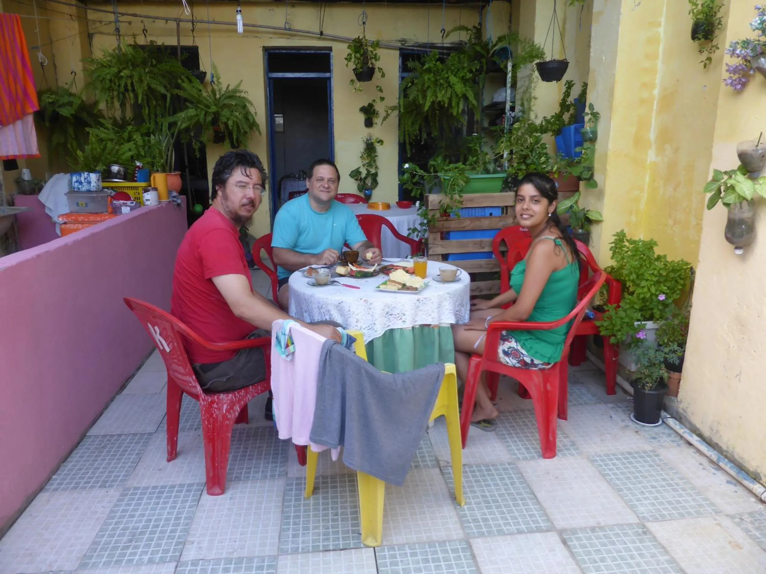 Garden in Hostel Torre Bahia