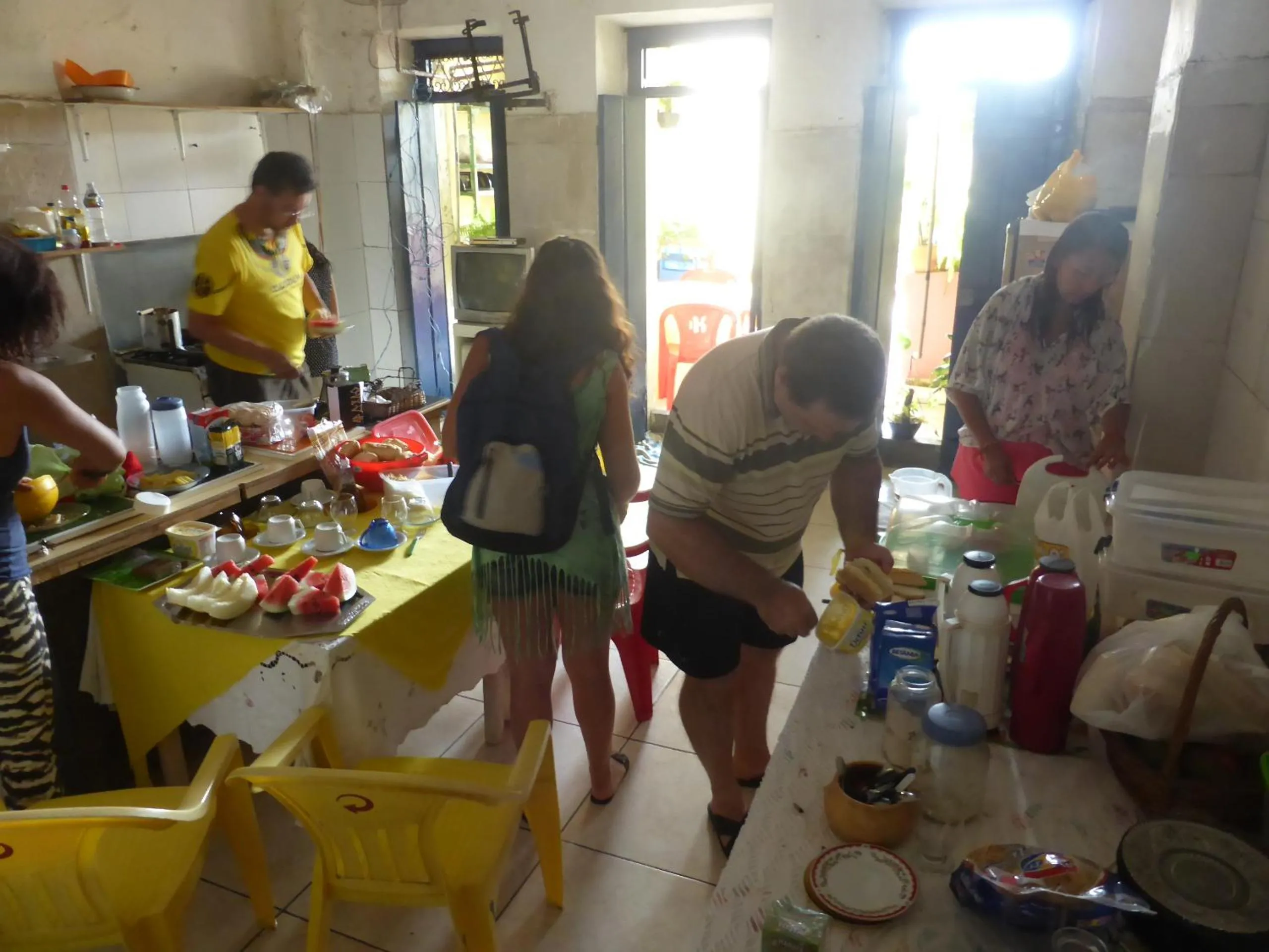 Food and drinks in Hostel Torre Bahia