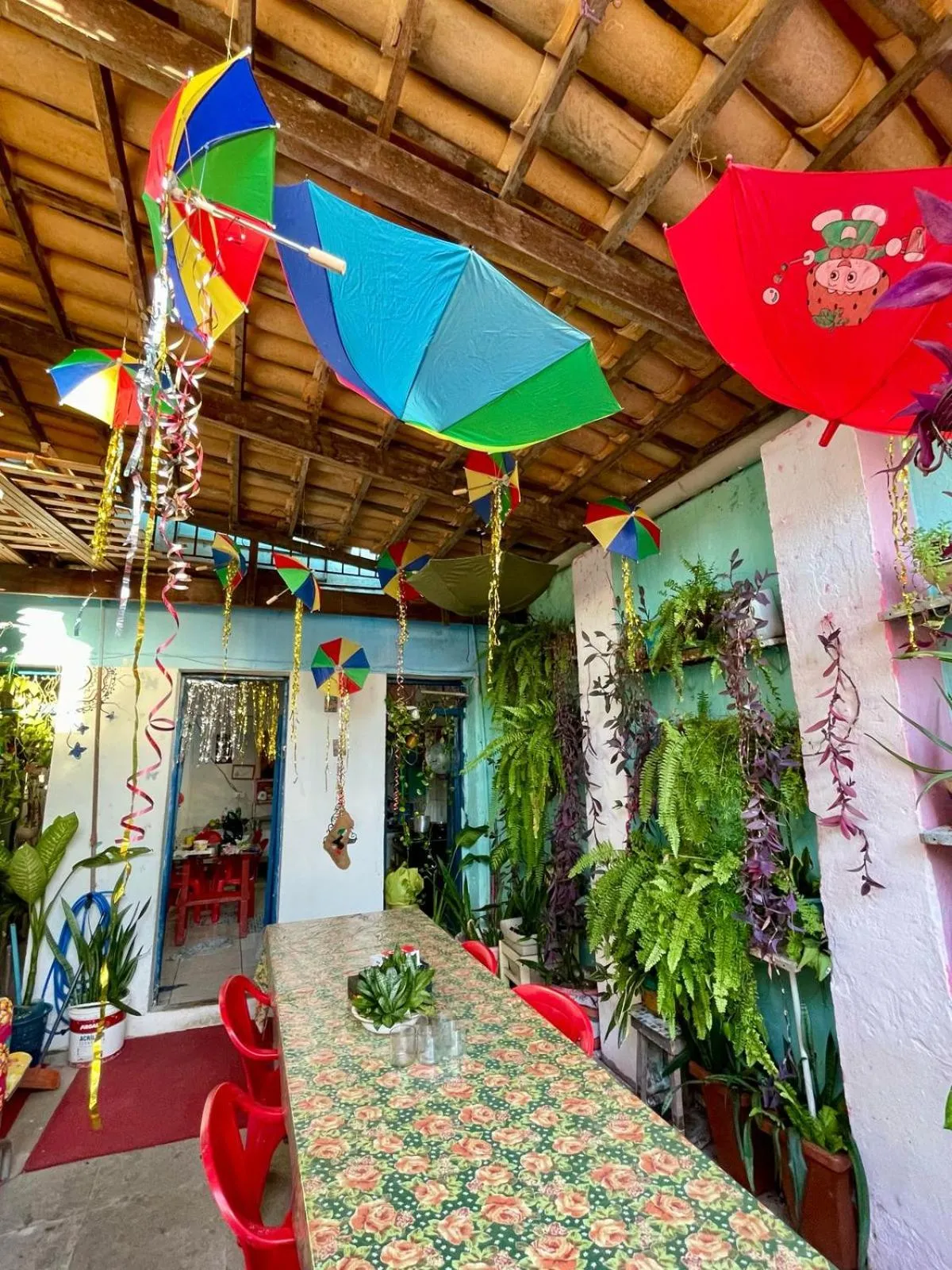 Patio in Hostel Torre Bahia