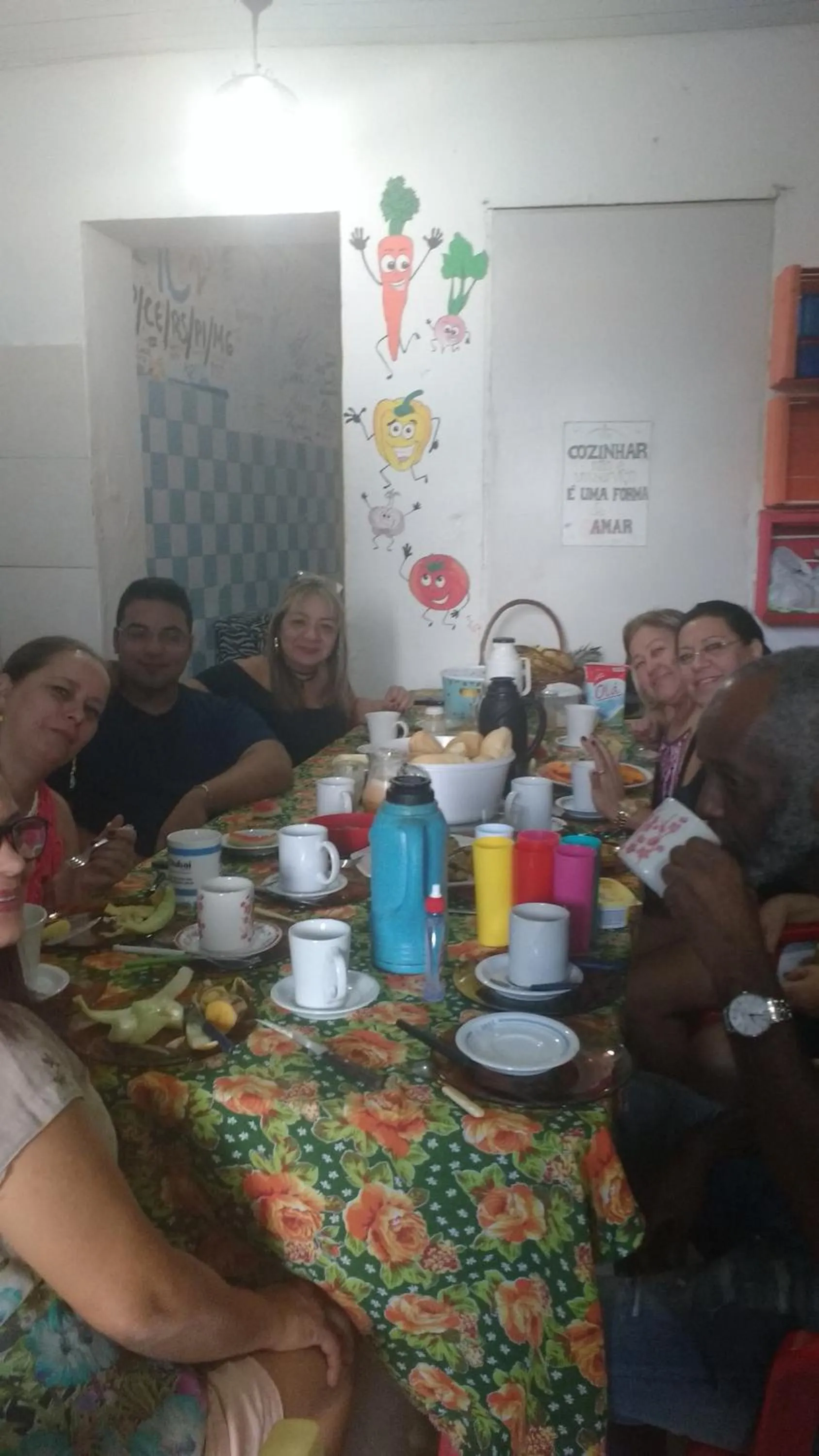 Communal kitchen in Hostel Torre Bahia