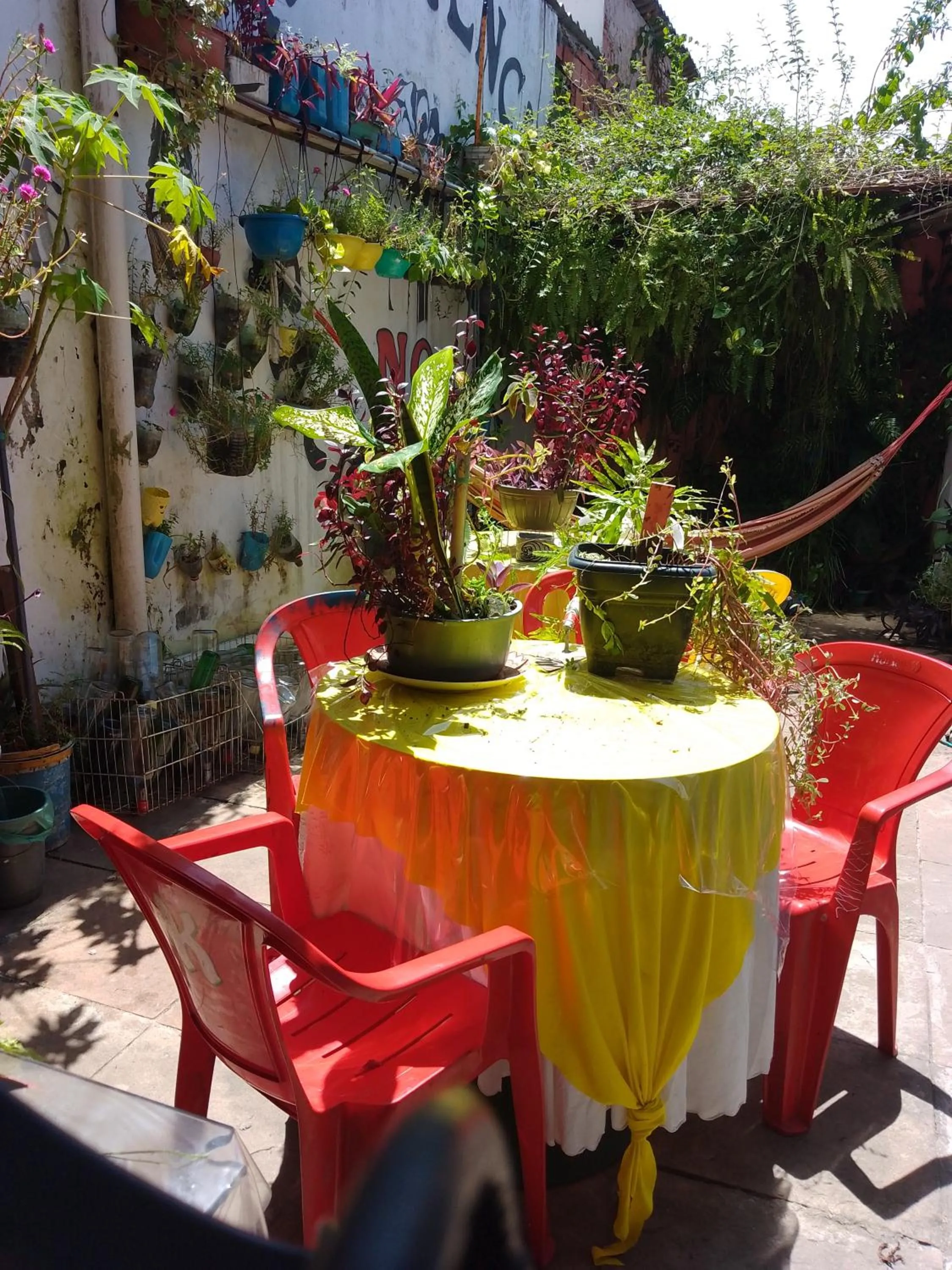 Patio in Hostel Torre Bahia