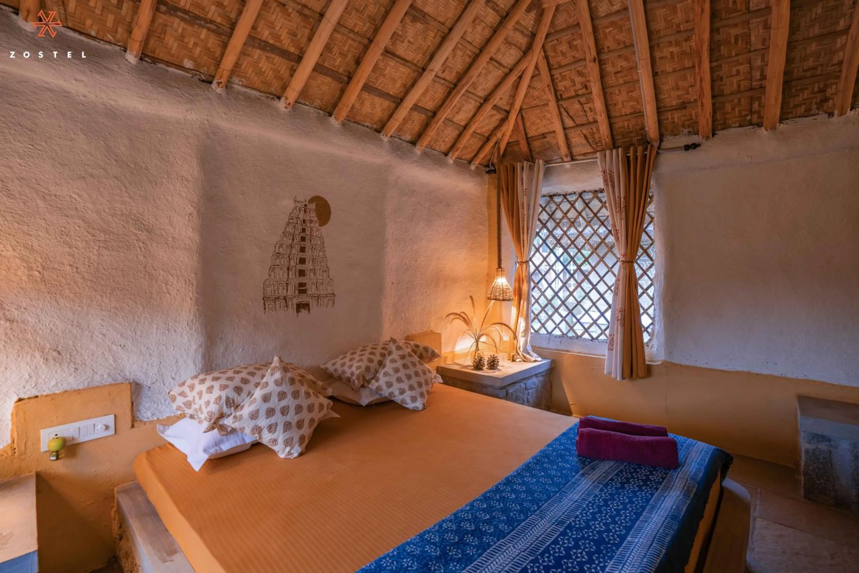 Photo of the whole room, Bed in Zostel Hampi (Gangavathi)