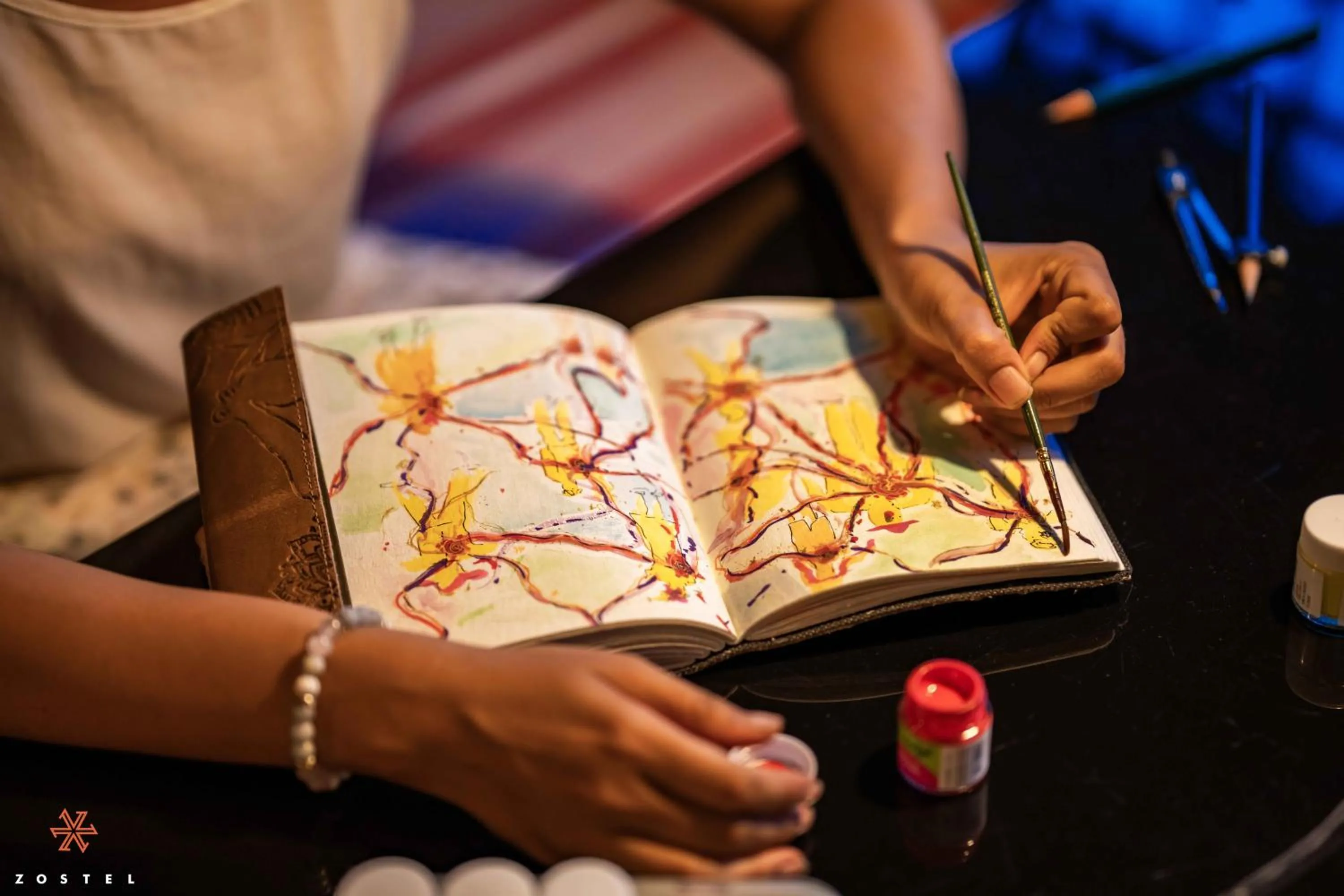 People in Zostel Hampi (Gangavathi)