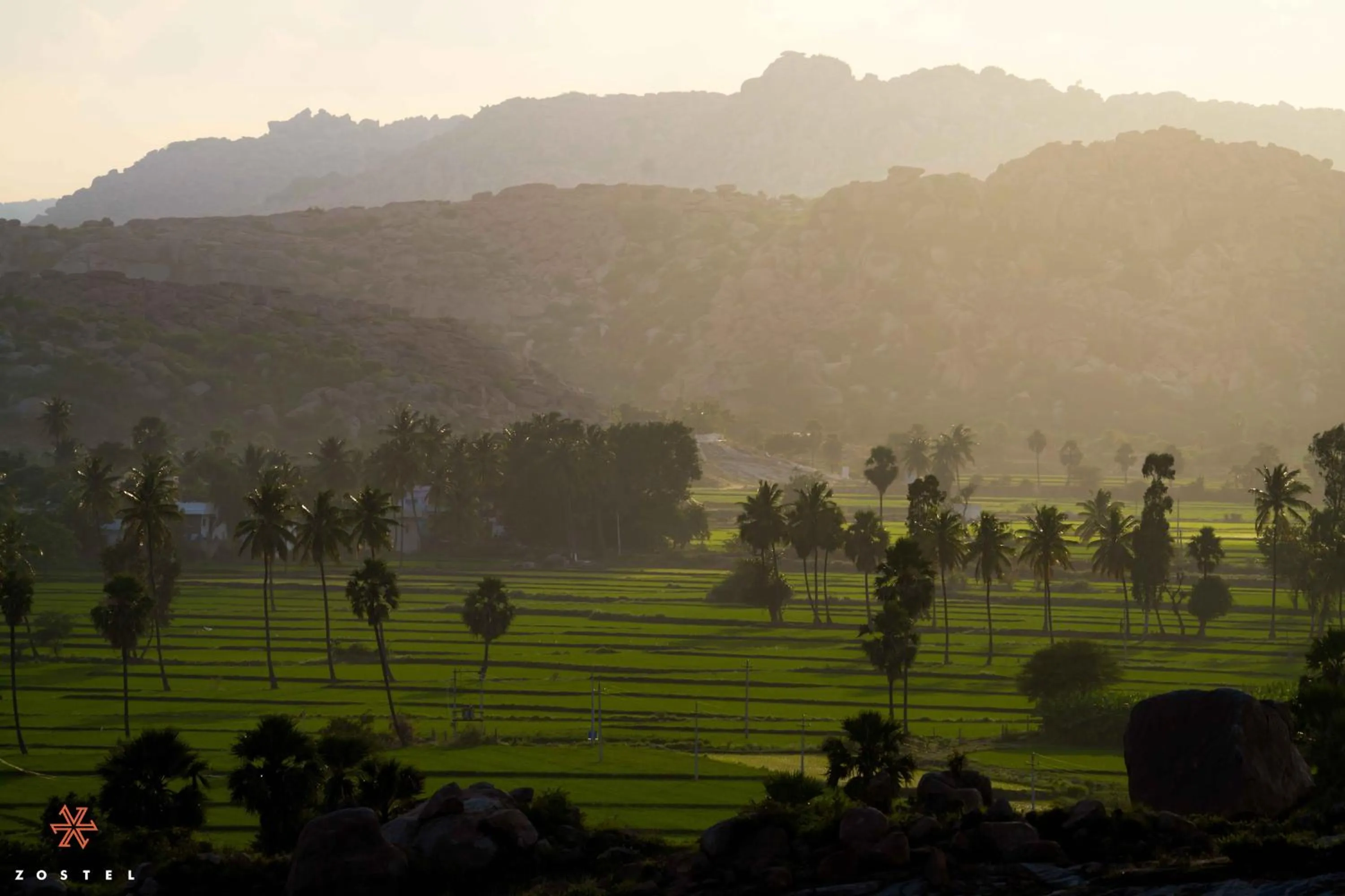 Day in Zostel Hampi (Gangavathi)
