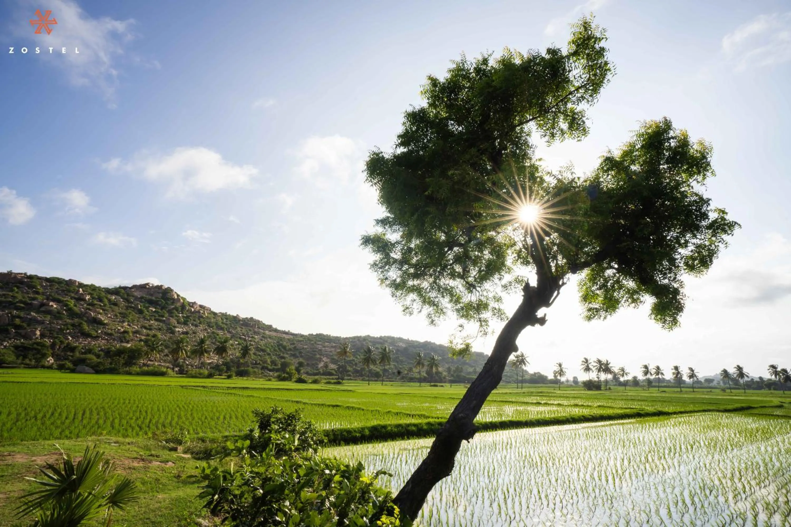 Natural landscape in Zostel Hampi (Gangavathi)
