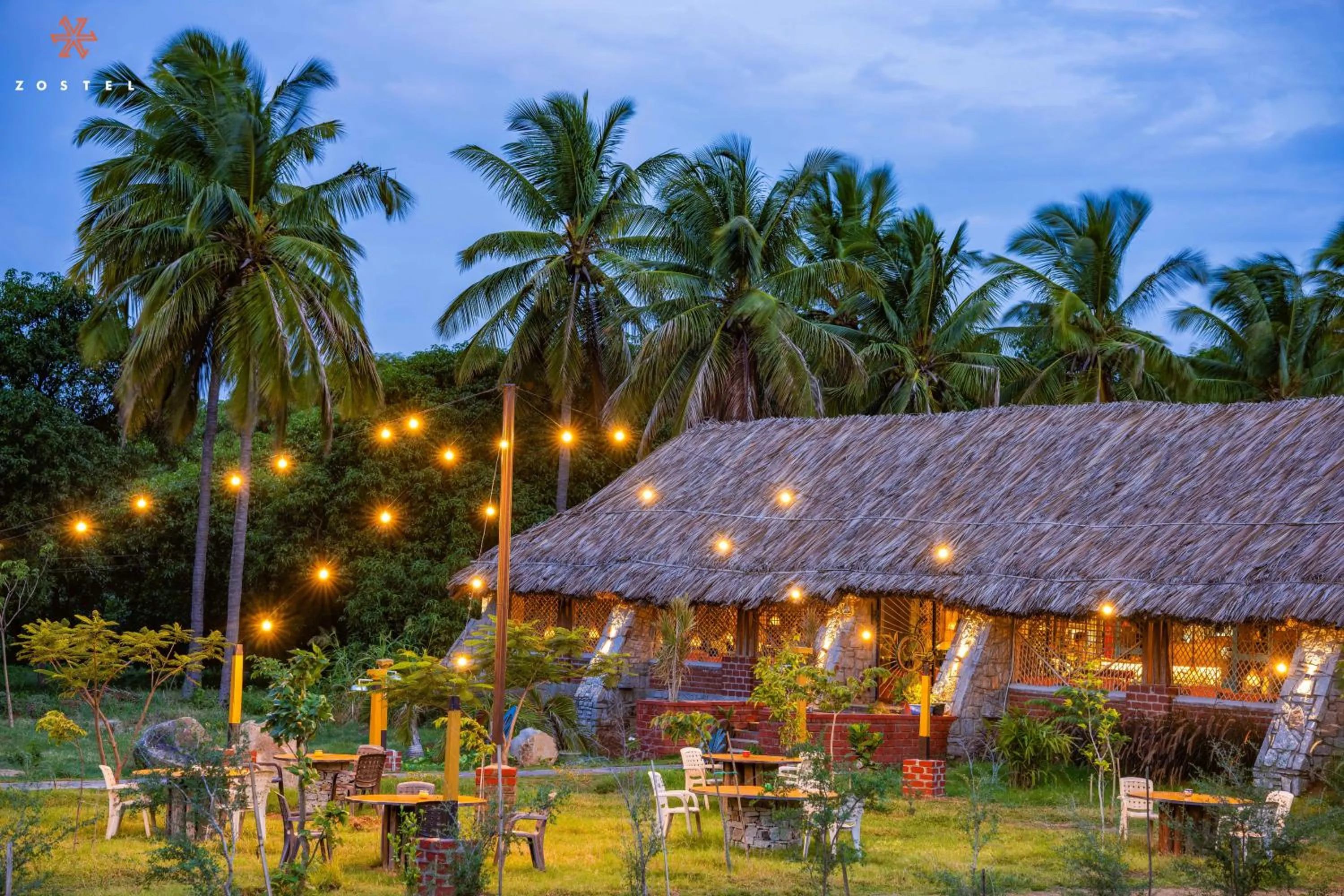 Day in Zostel Hampi (Gangavathi)