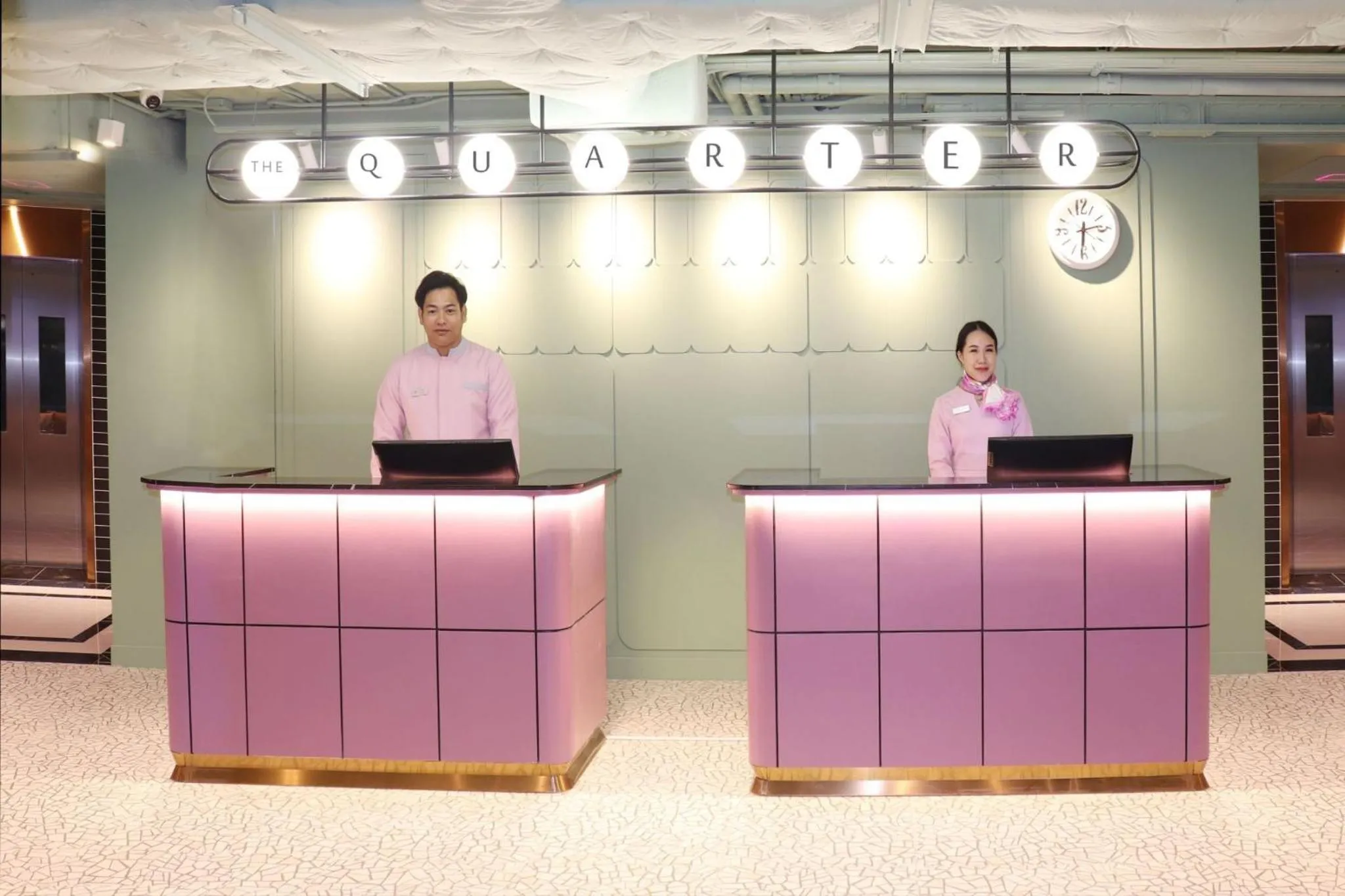 Lobby or reception in The Quarter Ratchathewi by UHG