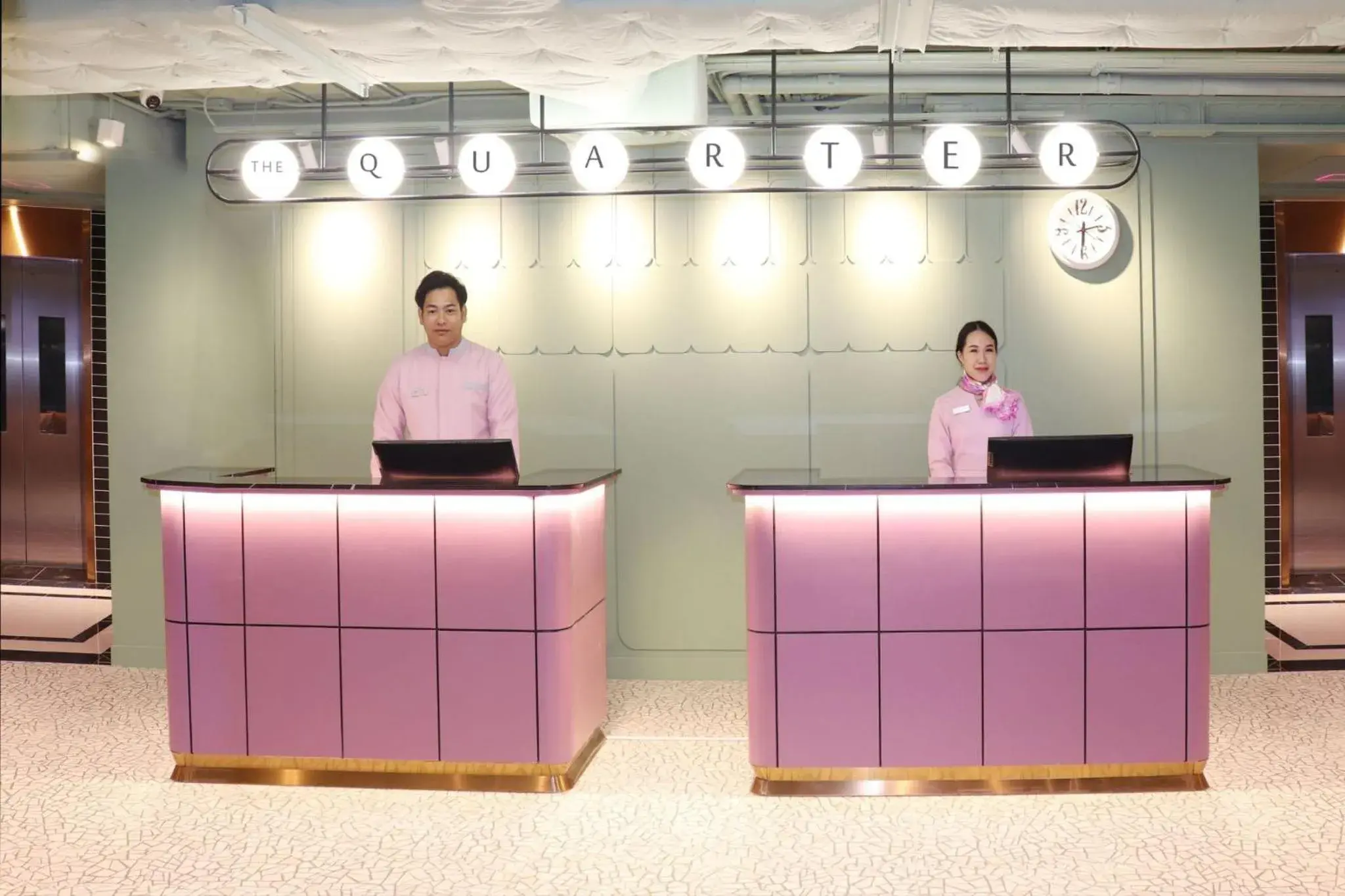 Lobby or reception in The Quarter Ratchathewi by UHG Lobby or reception in The Quarter Ratchathewi by UHG