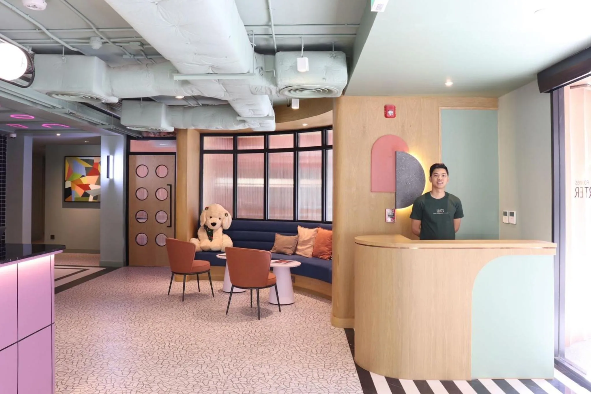 Lobby or reception in The Quarter Ratchathewi by UHG