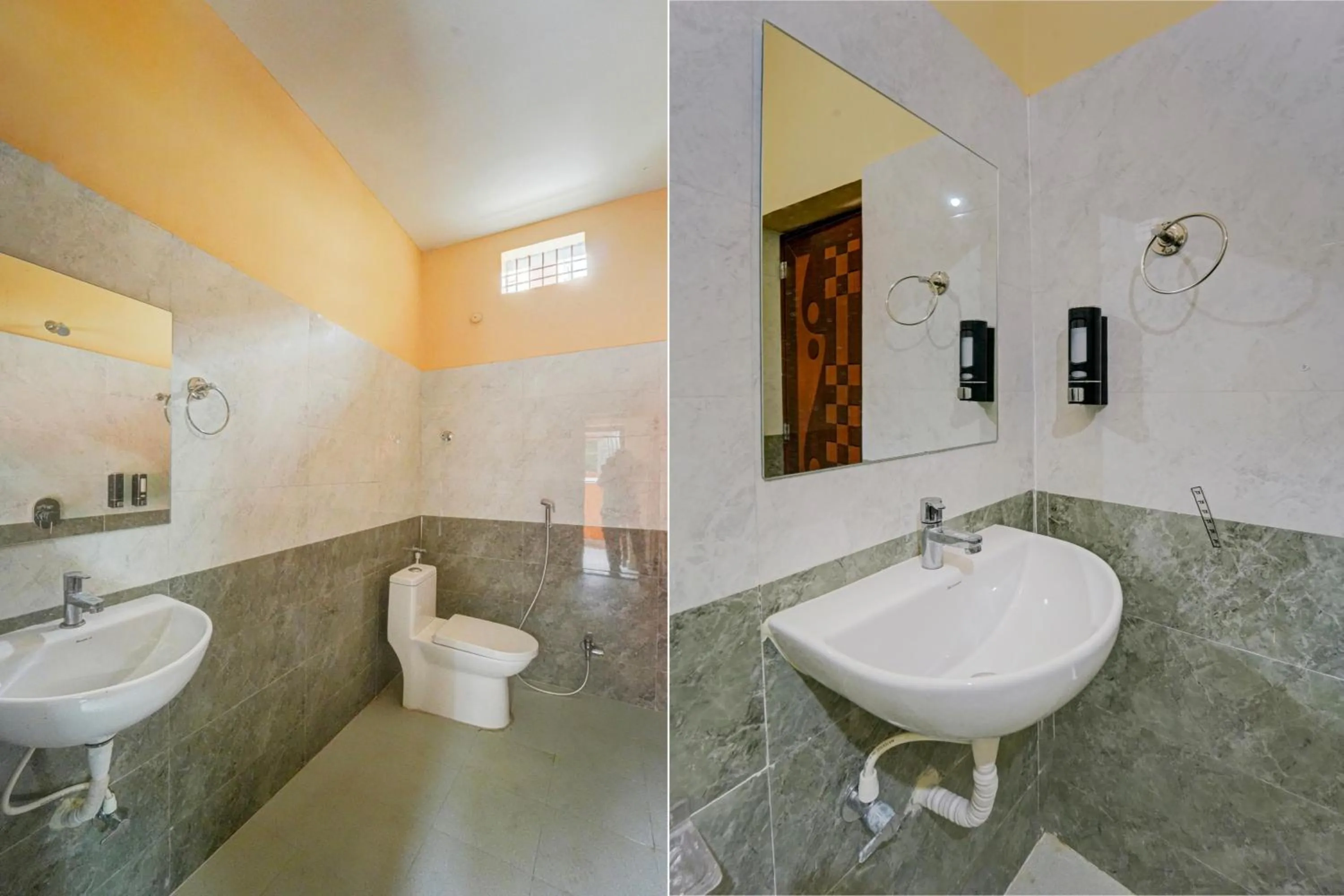 Bathroom in Super Hotel O Siddhi Vinayak Hotel & Banquets