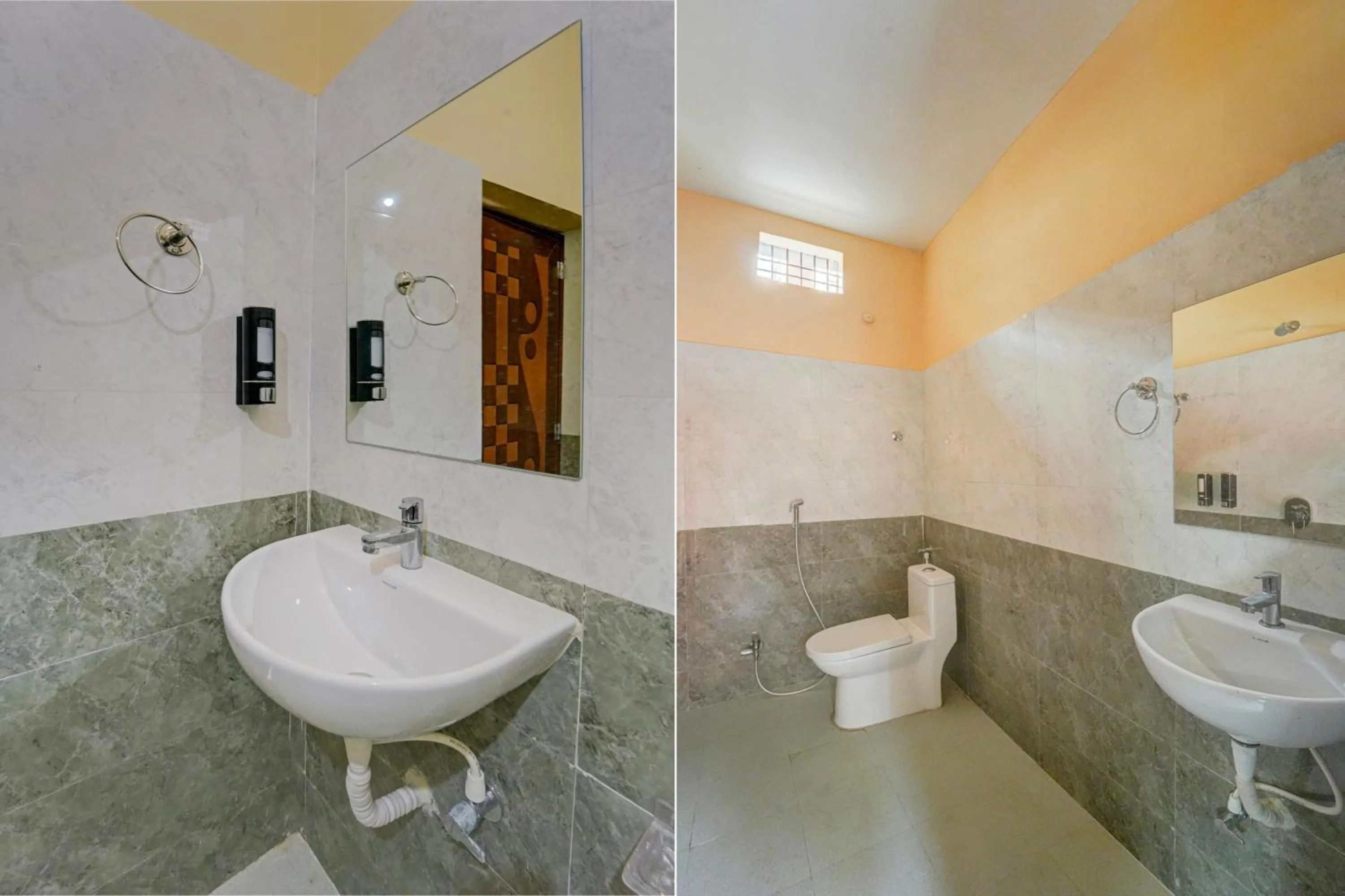 Bathroom in Super Hotel O Siddhi Vinayak Hotel & Banquets