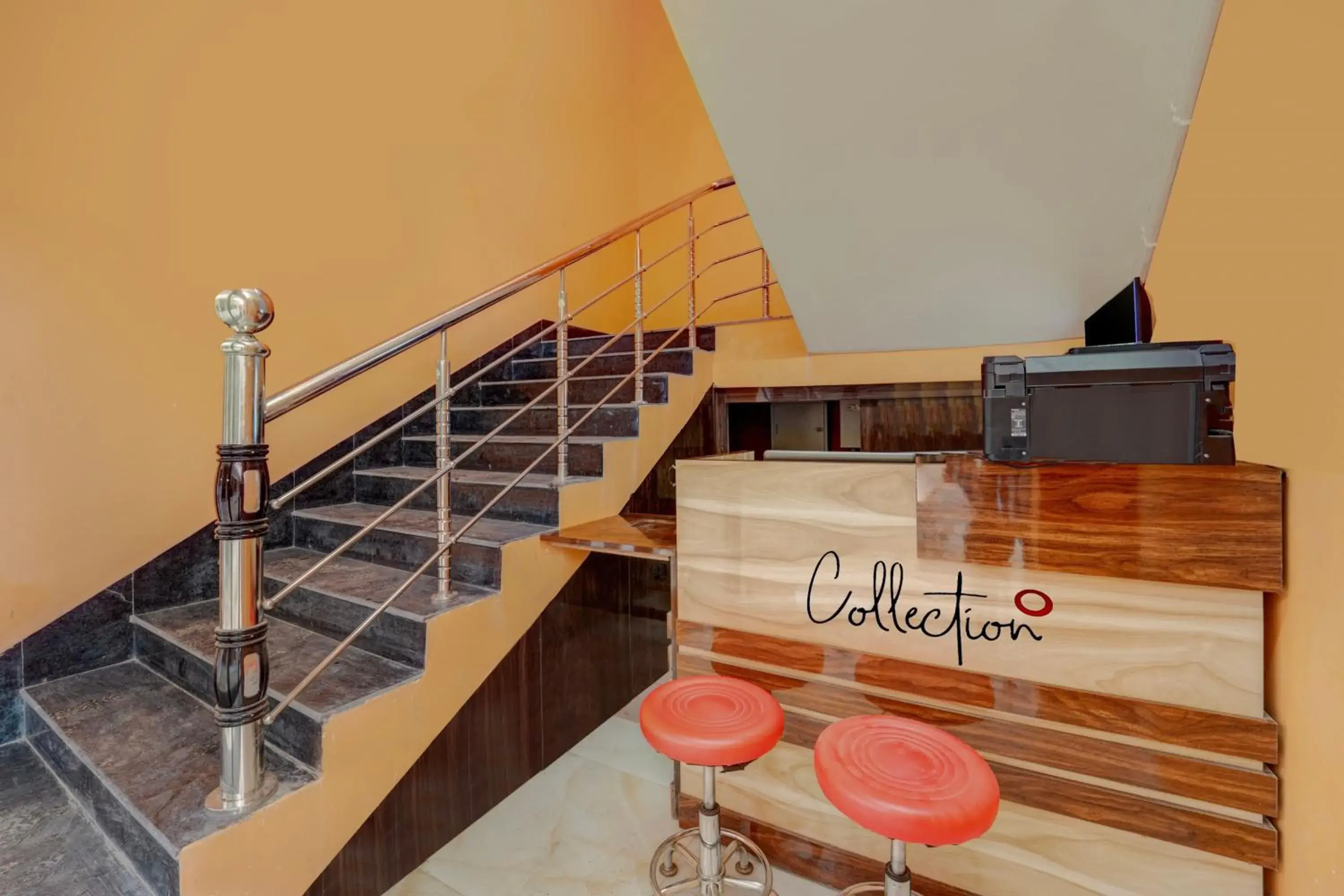 Lobby or reception in Hotel O Siddhi Vinayak Hotel & Banquets Lobby or reception in Hotel O Siddhi Vinayak Hotel & Banquets