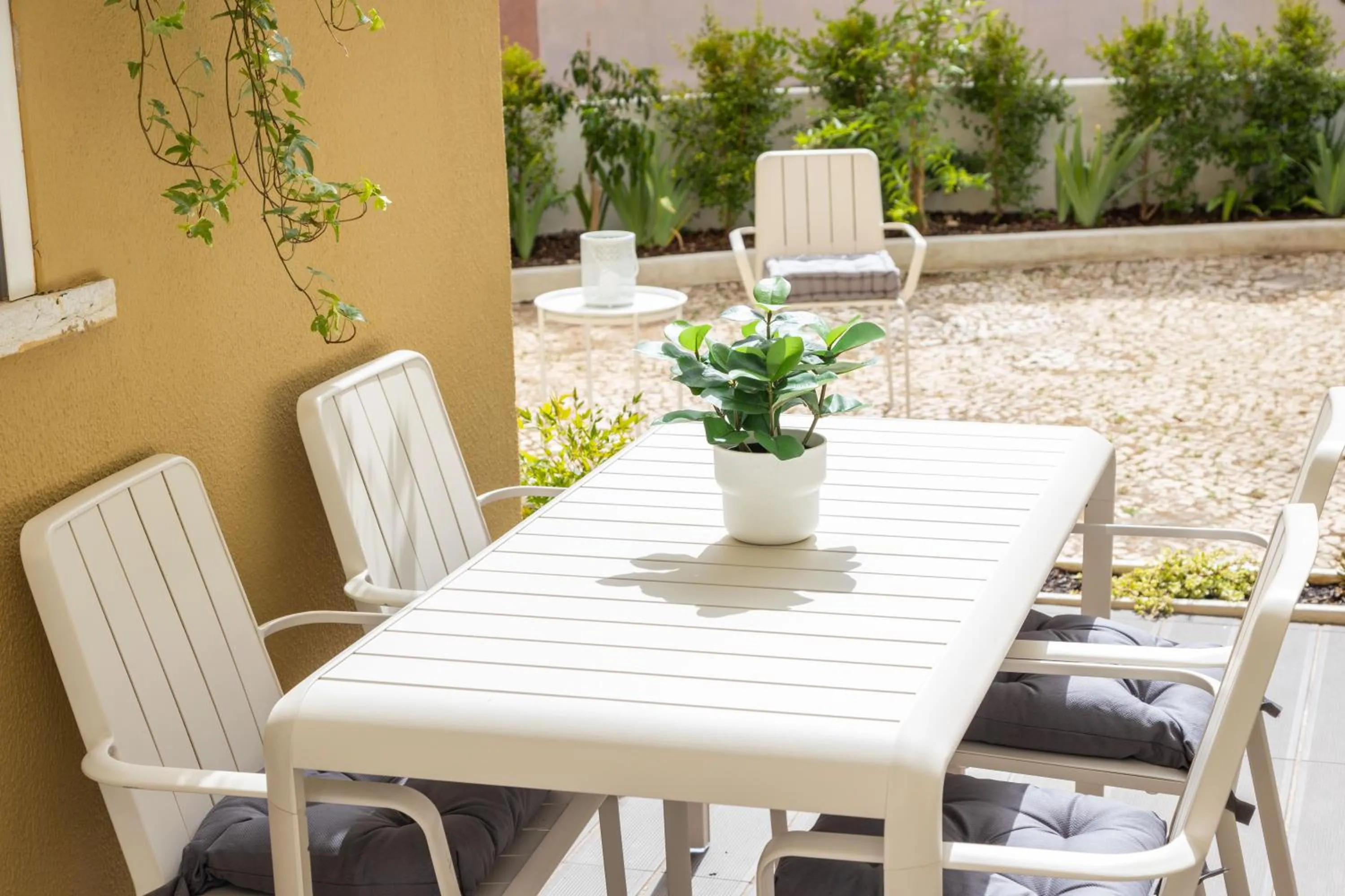 Patio in Serene 2BDR Apartment W/ Patio by LovelyStay