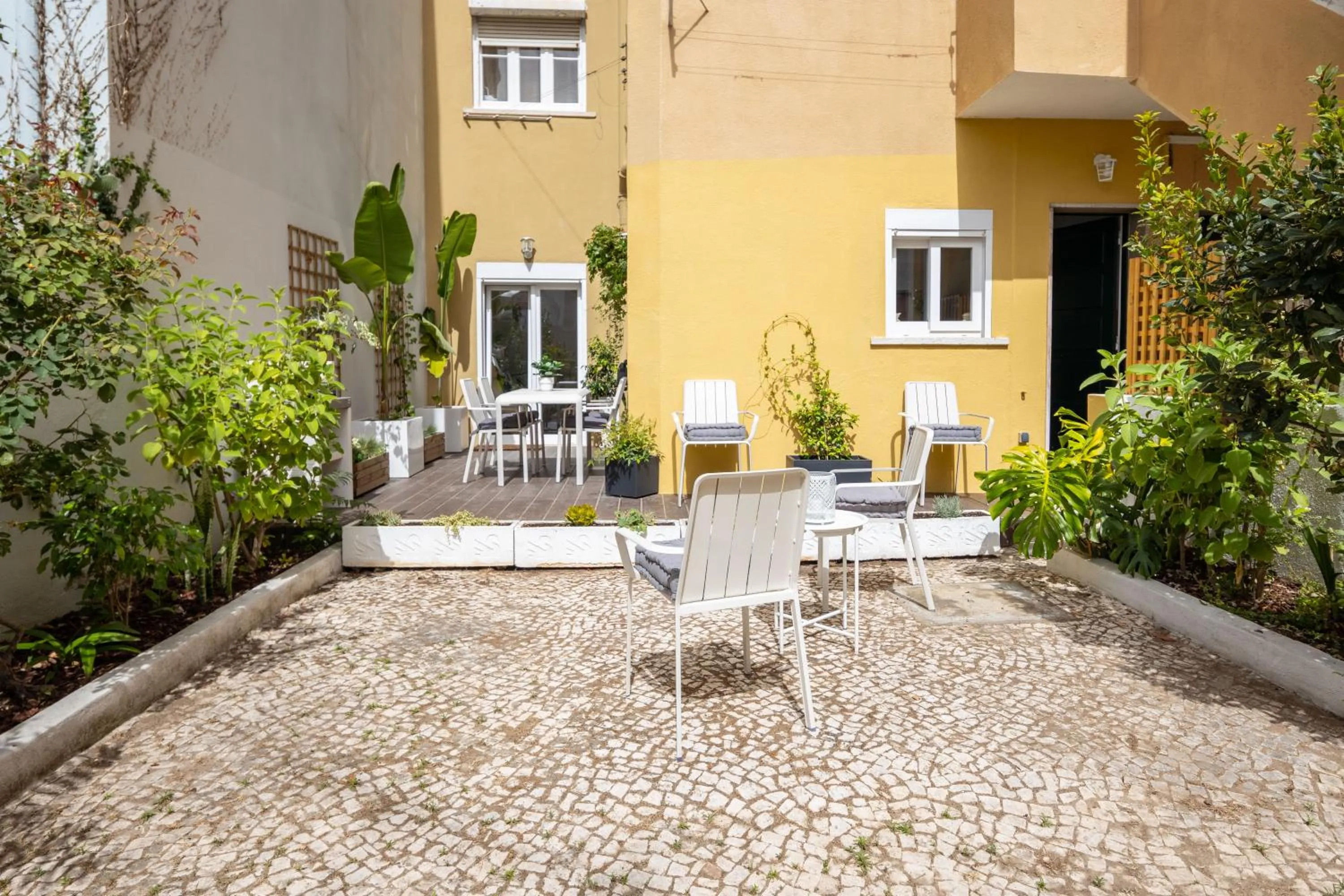 Patio in Serene 2BDR Apartment W/ Patio by LovelyStay