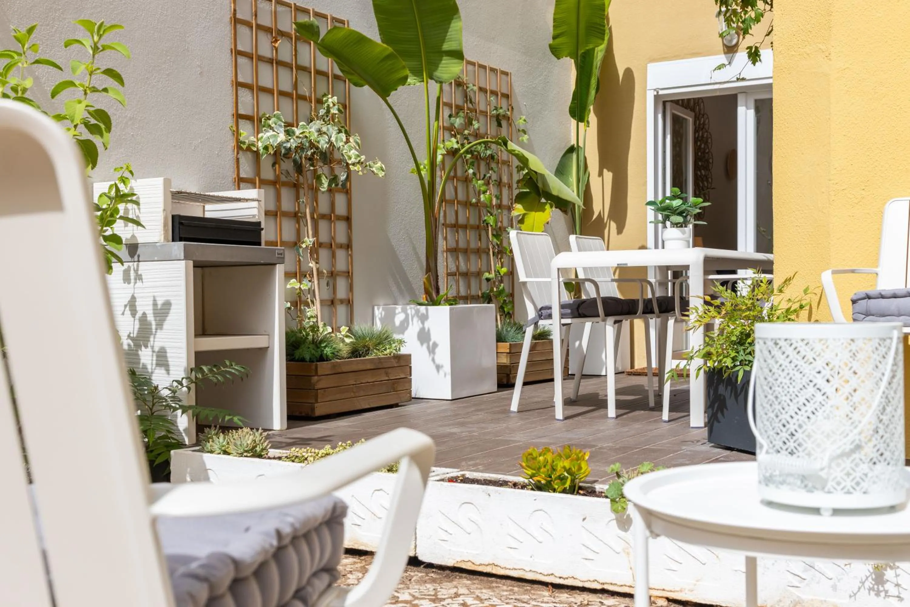 Patio in Serene 2BDR Apartment W/ Patio by LovelyStay
