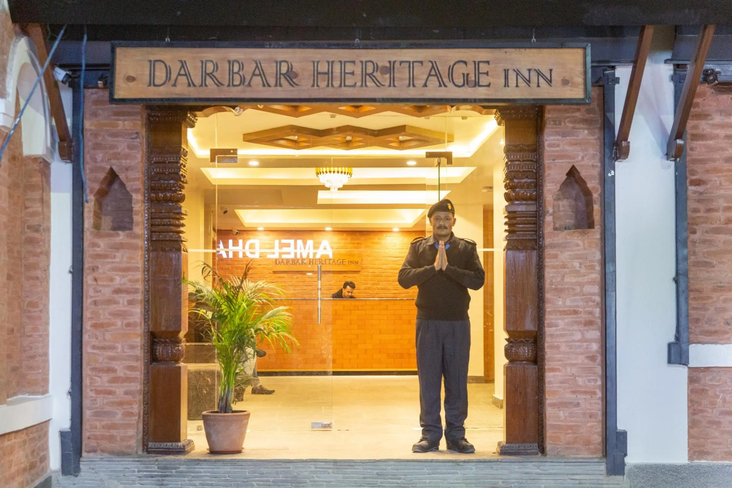 Facade/entrance in Darbar Heritage Inn